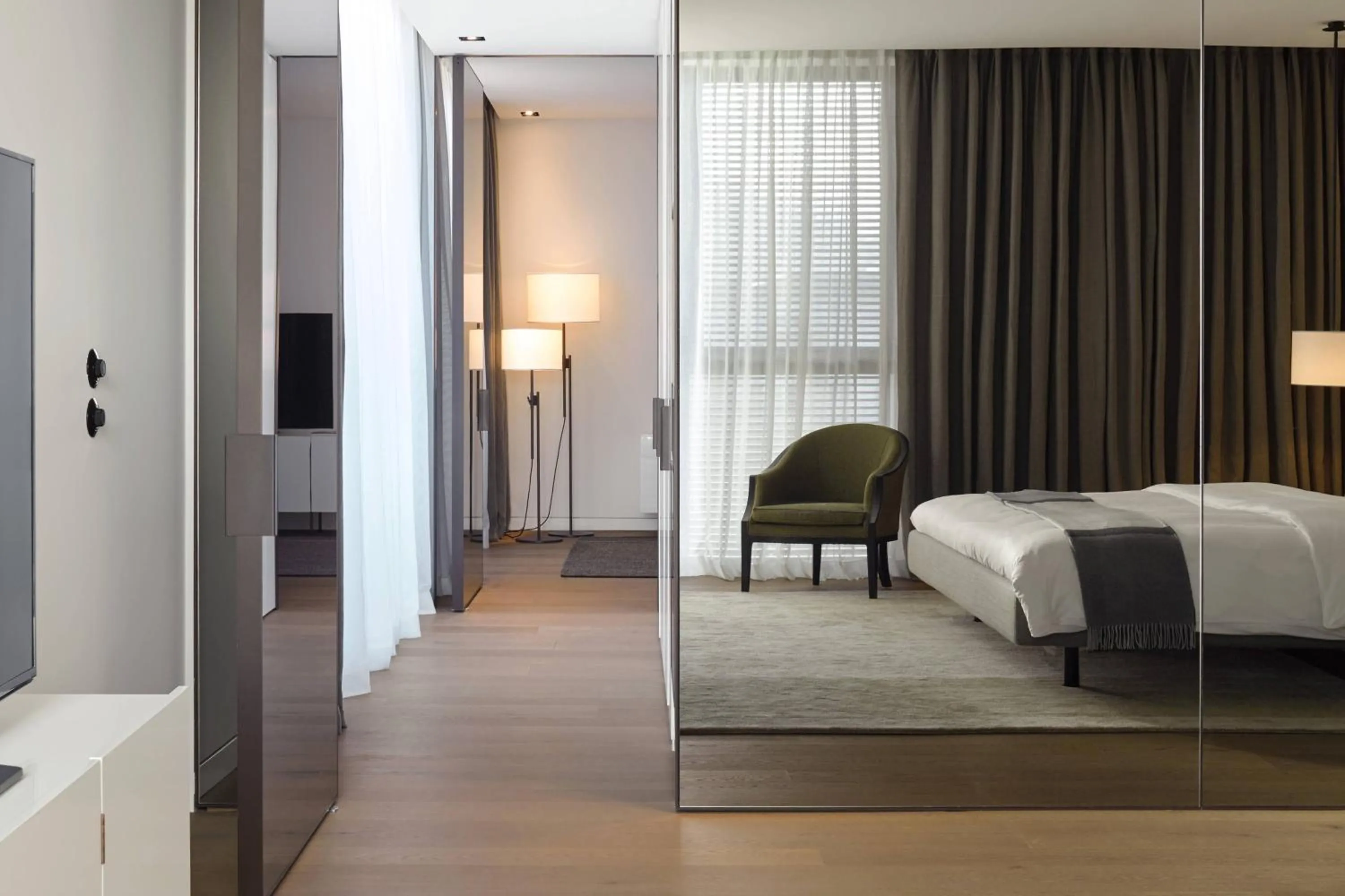 Bedroom, Bed in Roomers Baden-Baden, Autograph Collection