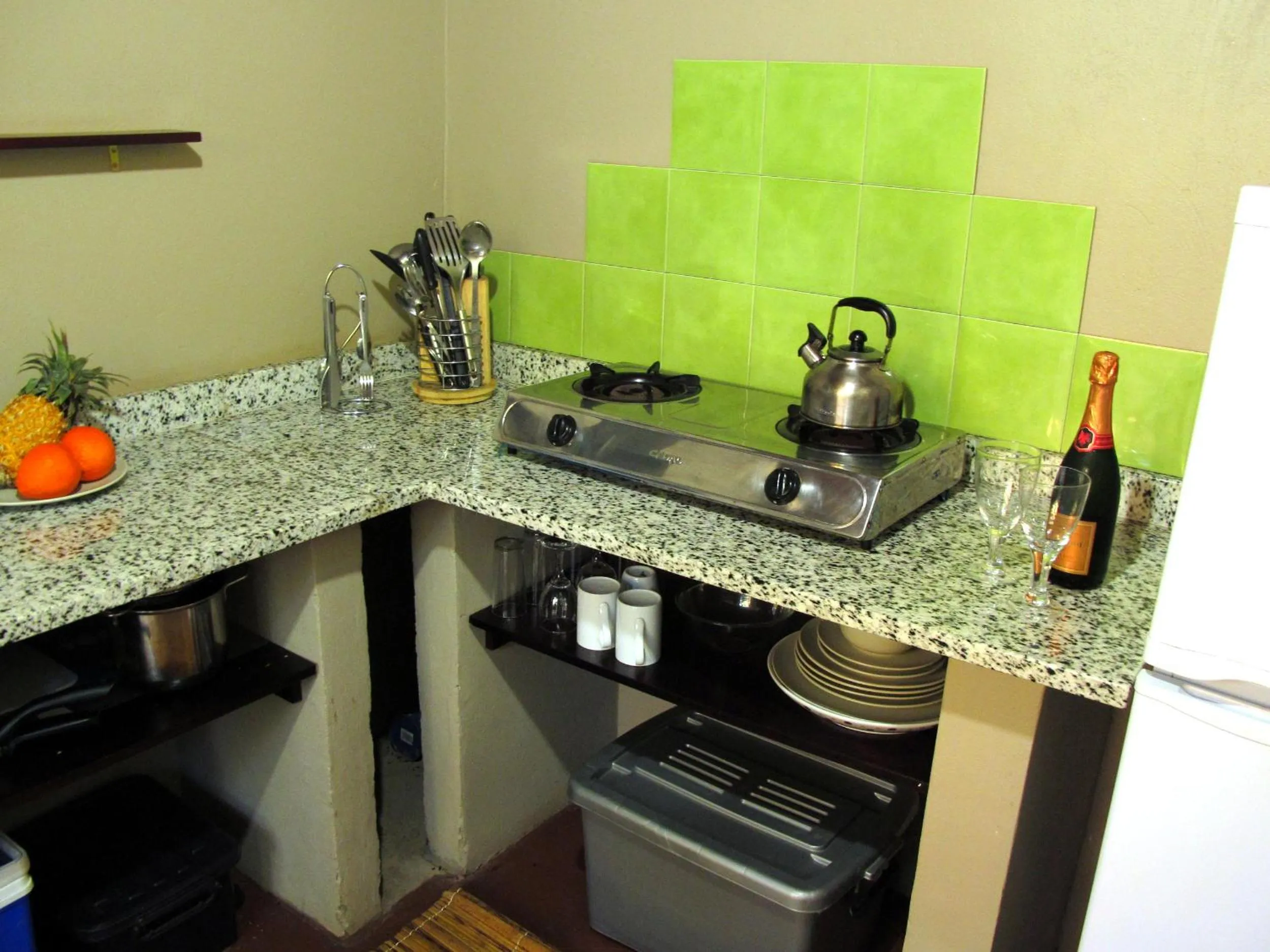 Kitchen or kitchenette in Gala Gala Eco Resort