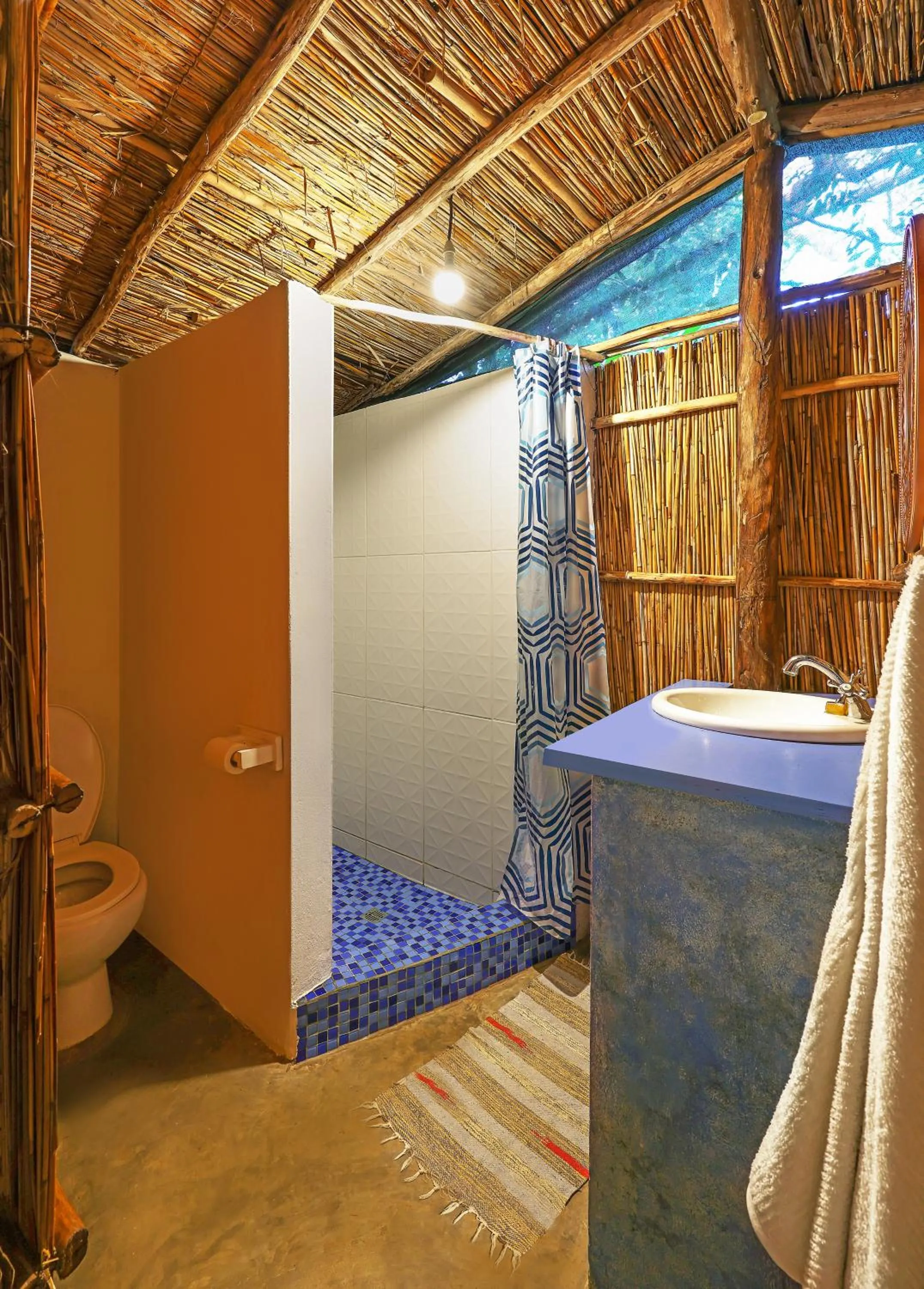 Shower in Gala Gala Eco Resort
