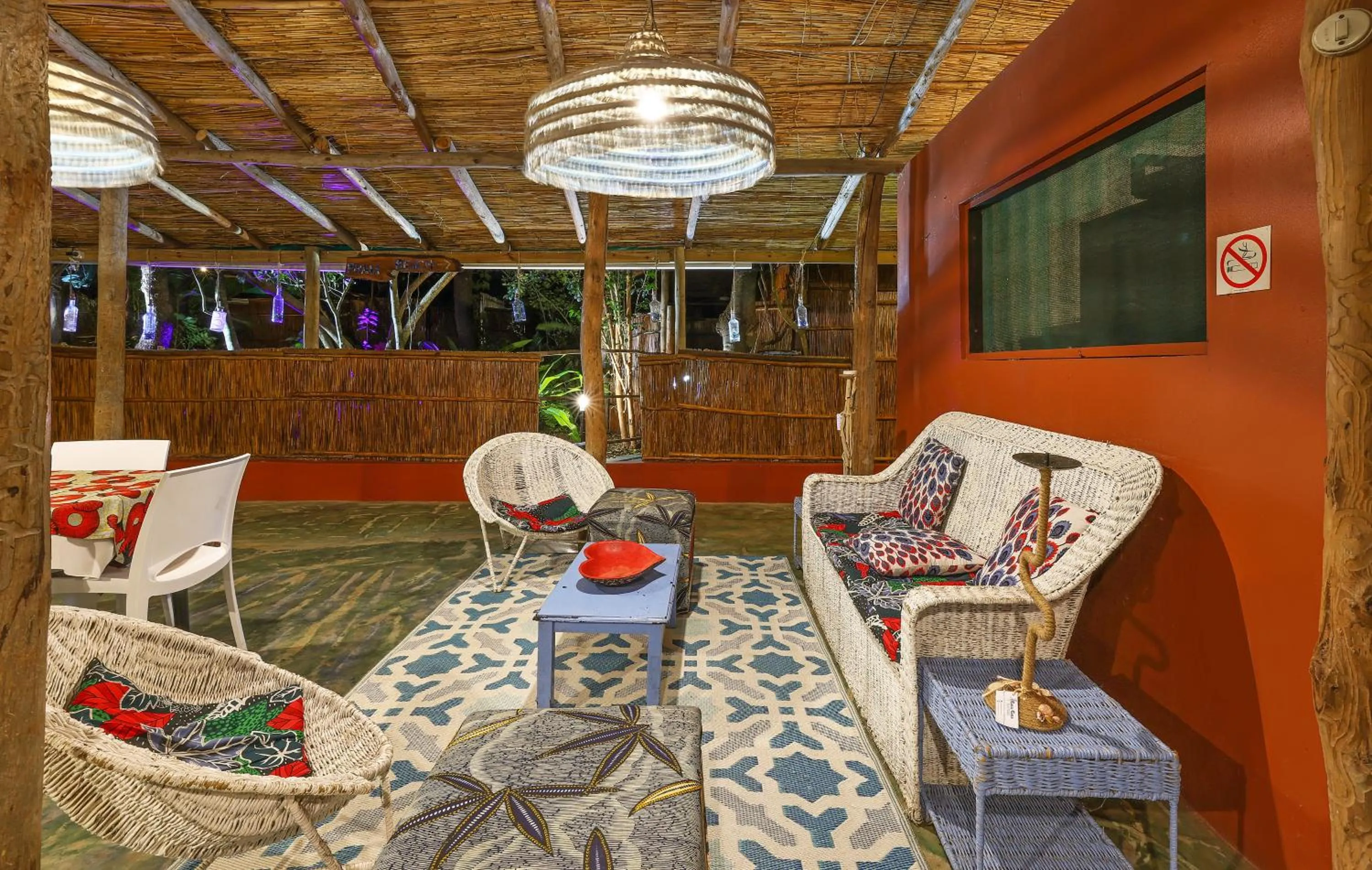 Communal lounge/ TV room in Gala Gala Eco Resort