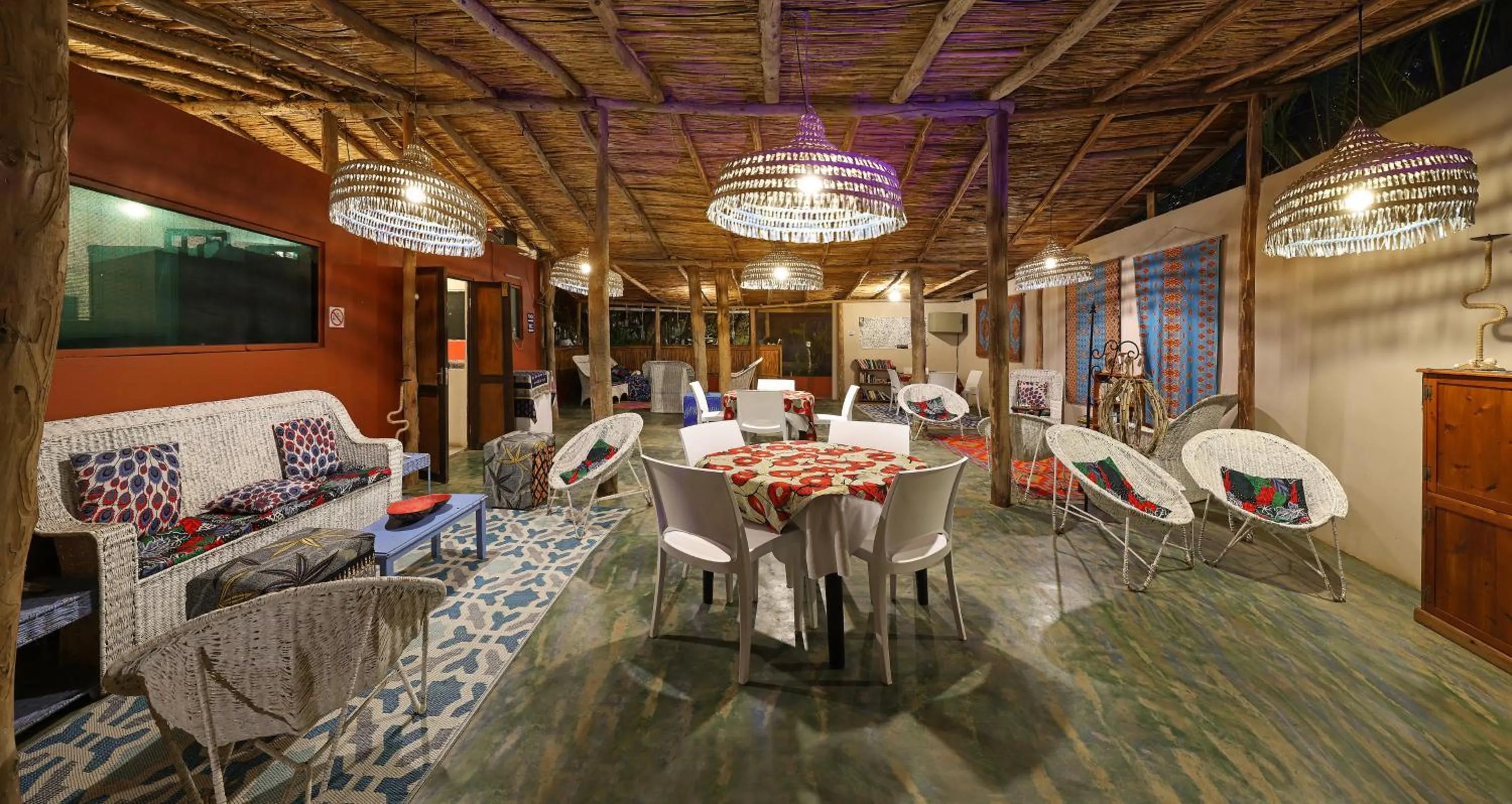 Communal lounge/ TV room in Gala Gala Eco Resort