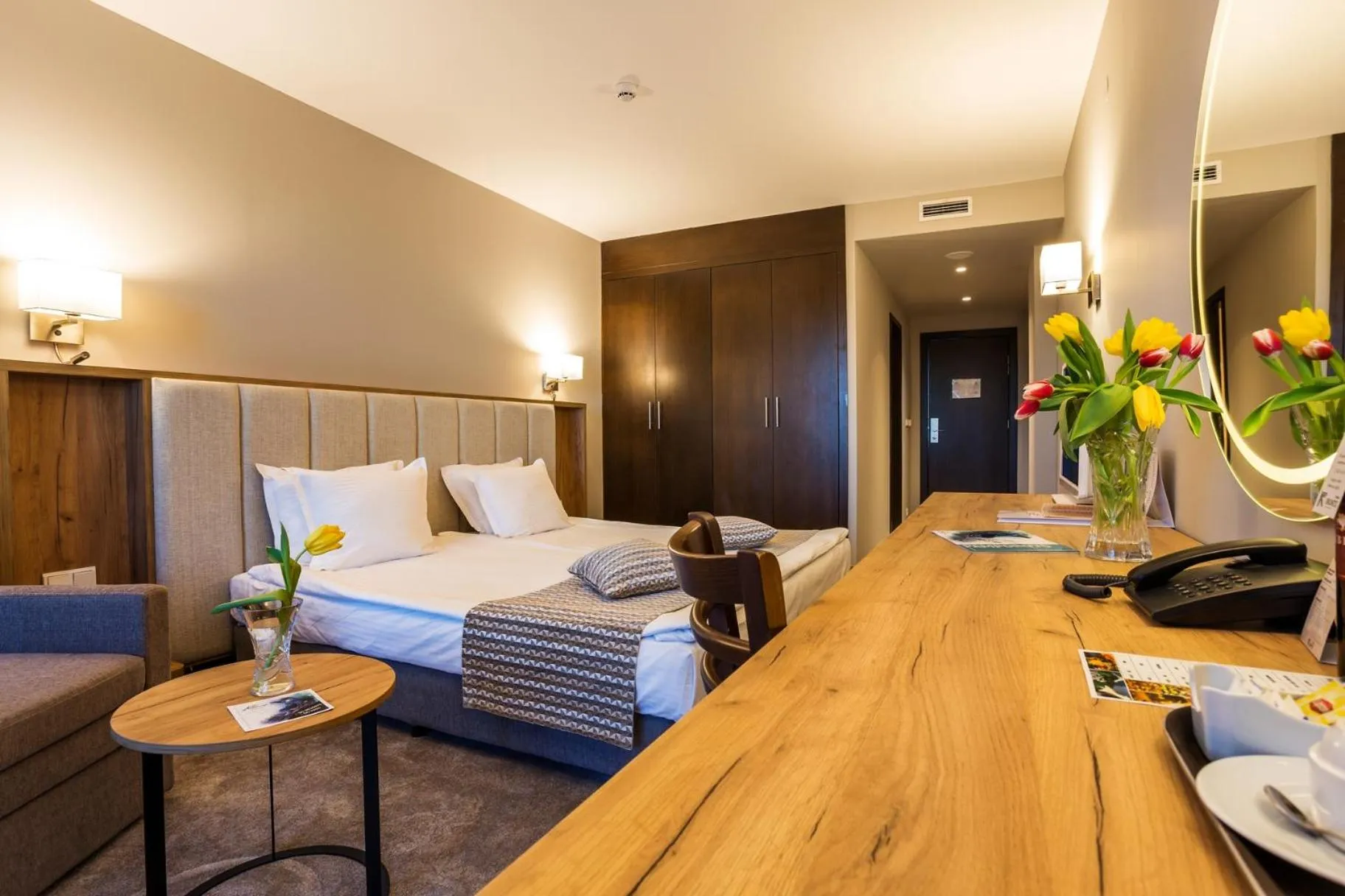 Bed in Hotel Orlovetz