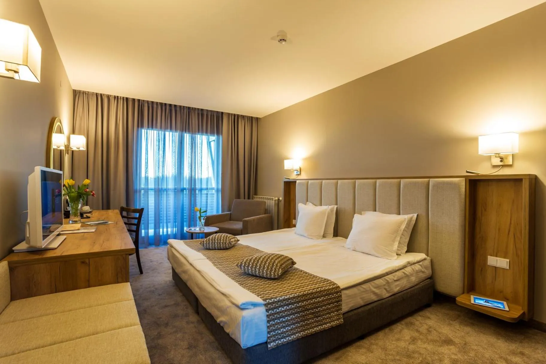 Bed in Hotel Orlovetz