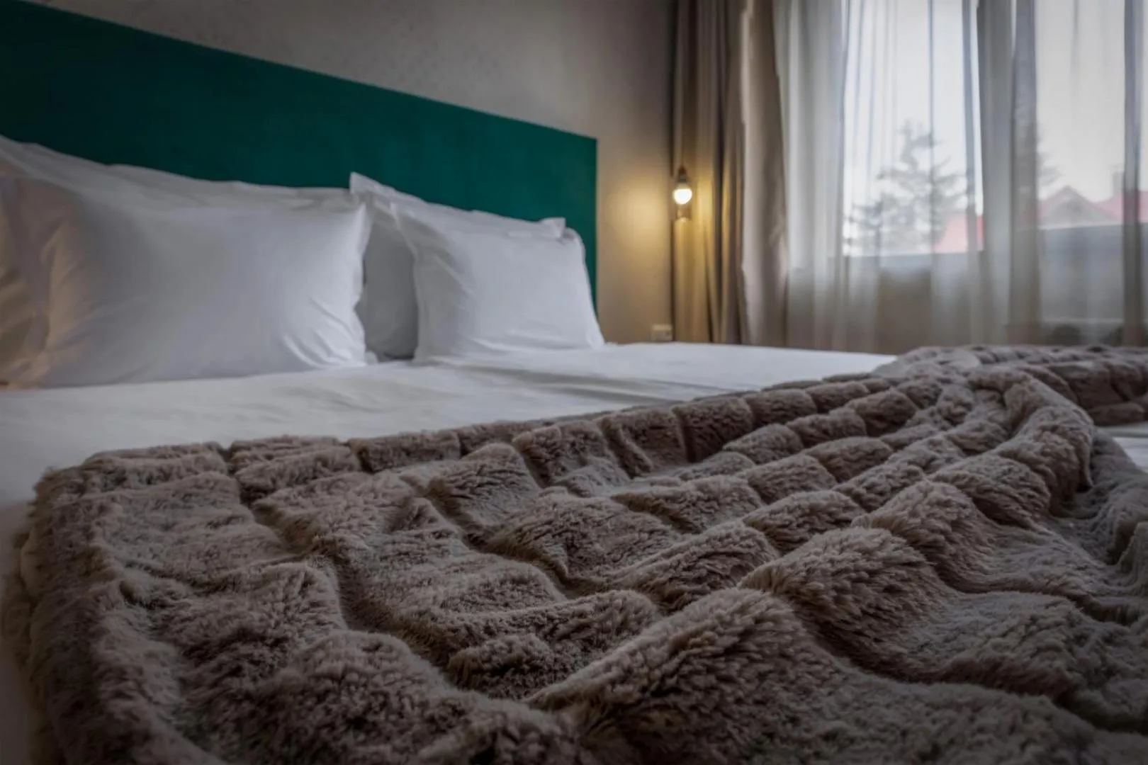Bed in Snezhanka Hotel Pamporovo - Half Board & Swimming pool