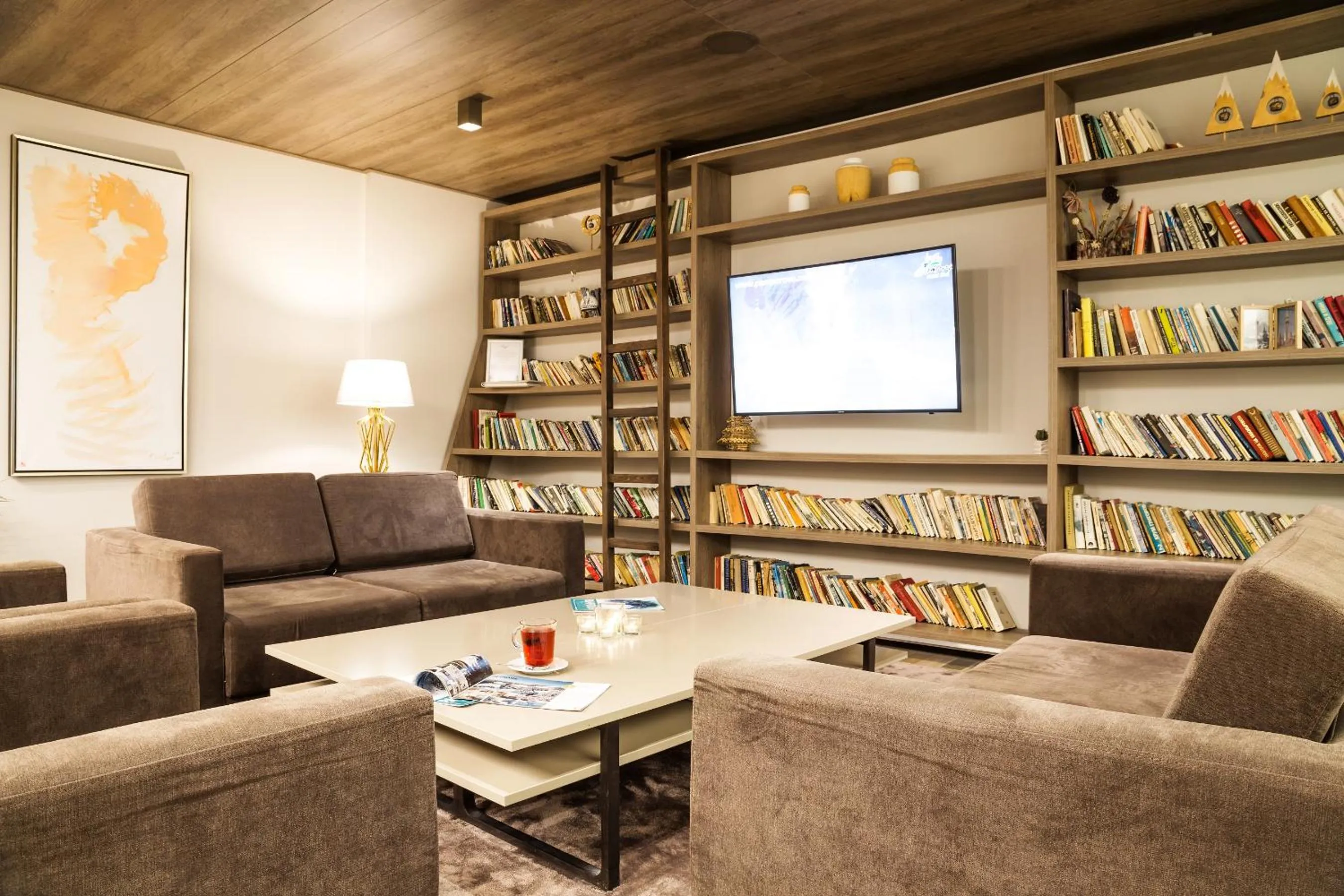 Communal lounge/ TV room in Perelik Hotel