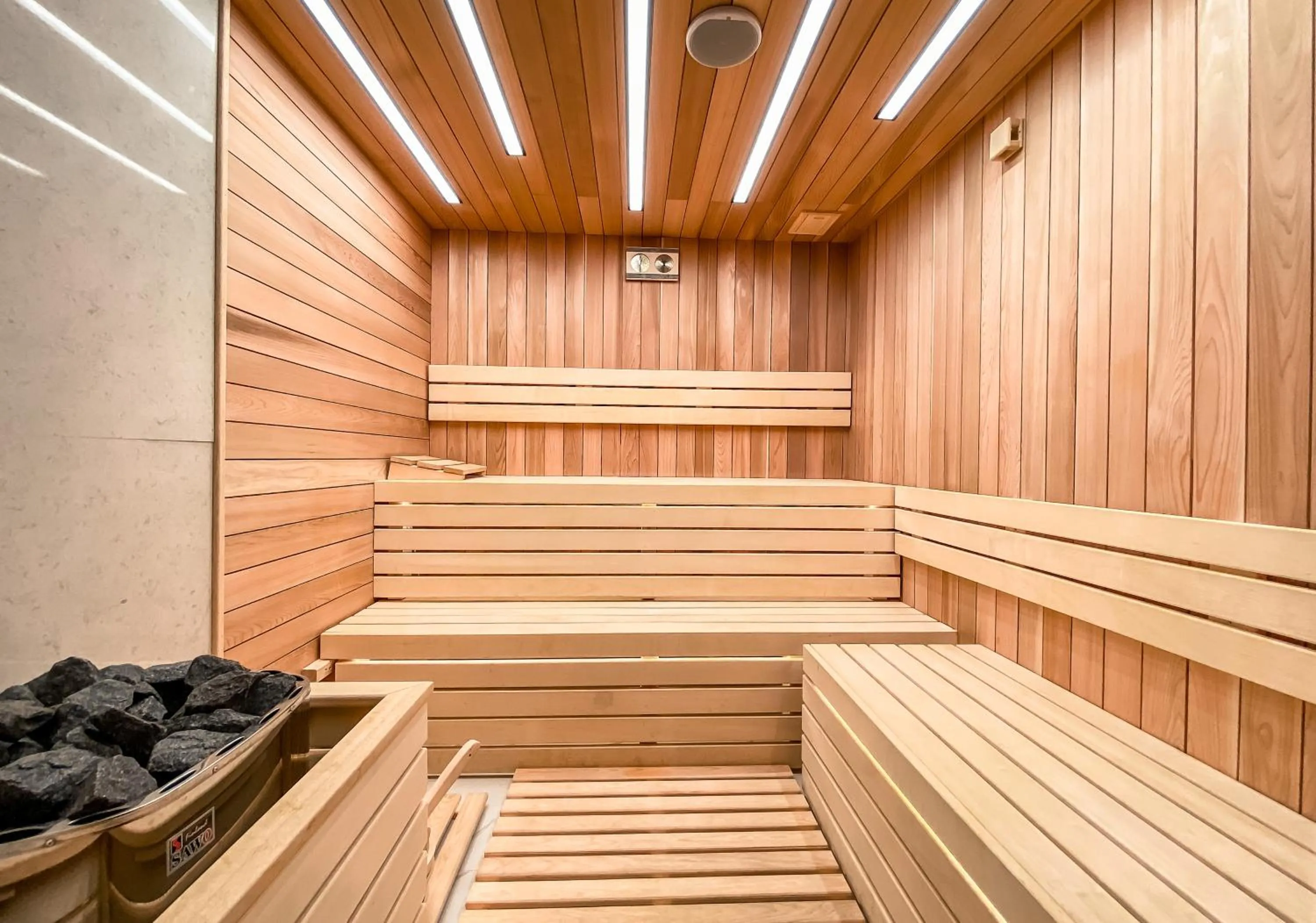 Sauna in Perelik Hotel