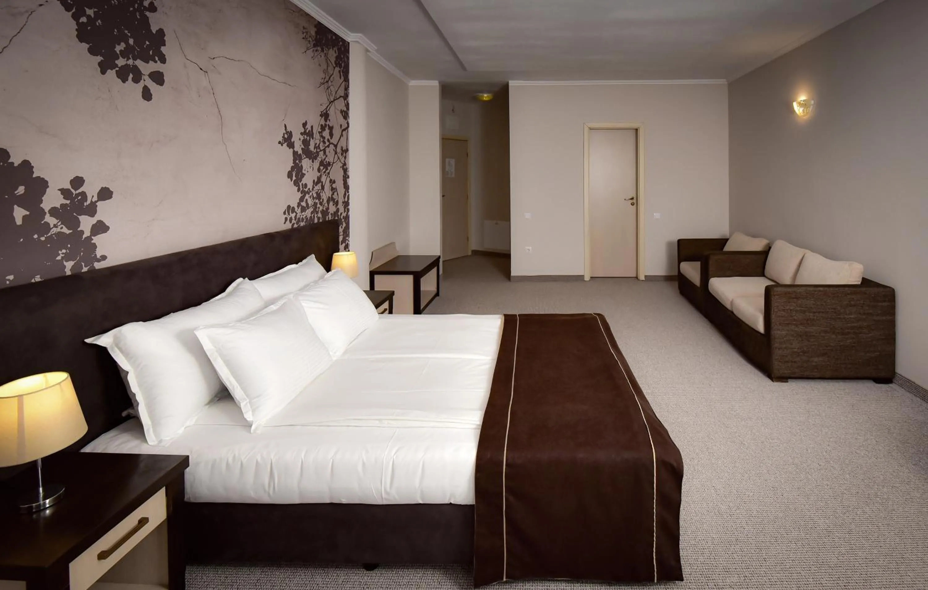 Bed in Rhodopi Home Hotel Chepelare- Half Board & Wellness