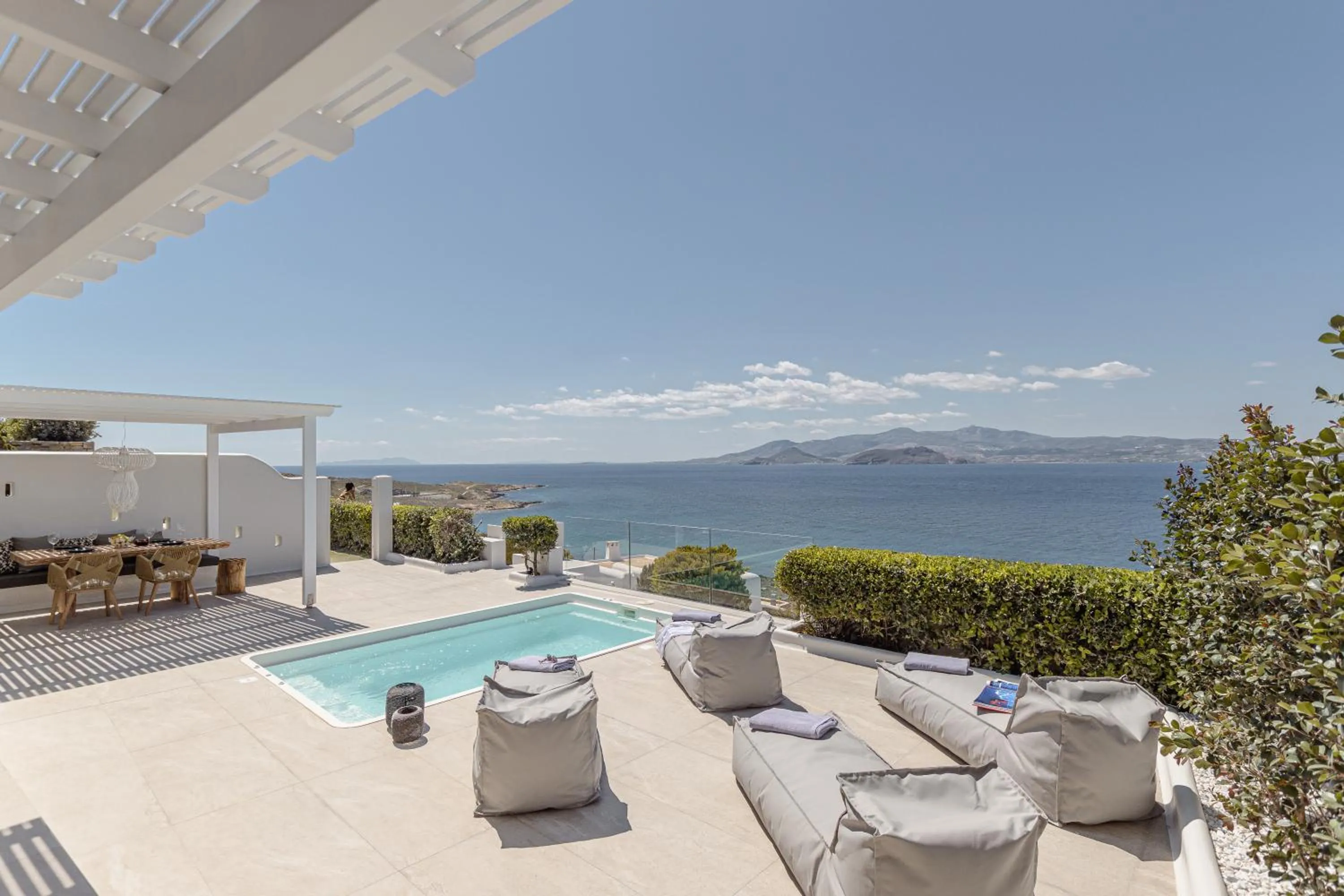 Pool view in Diadema Villa