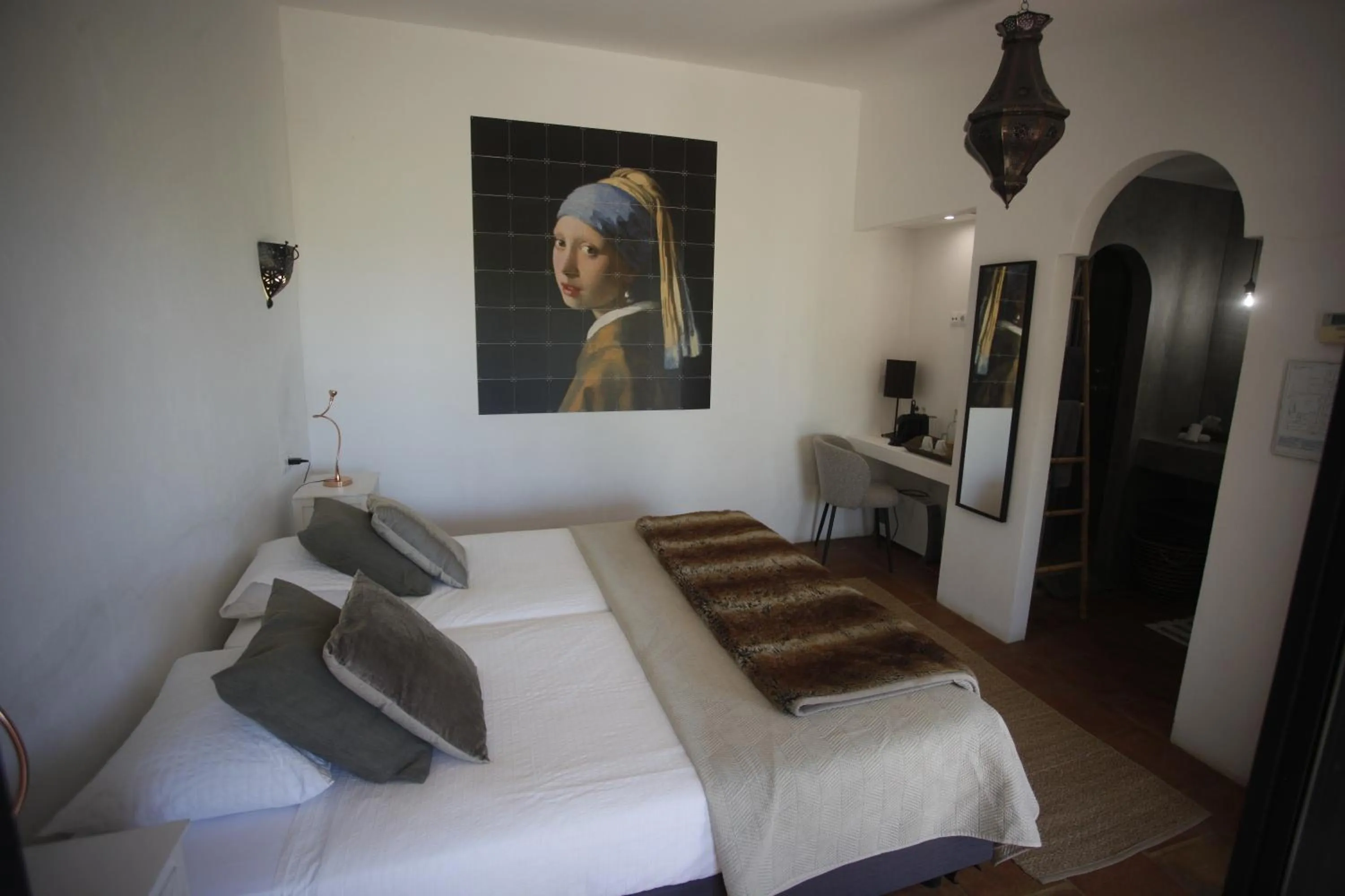 Bed in La Posada del Torcal