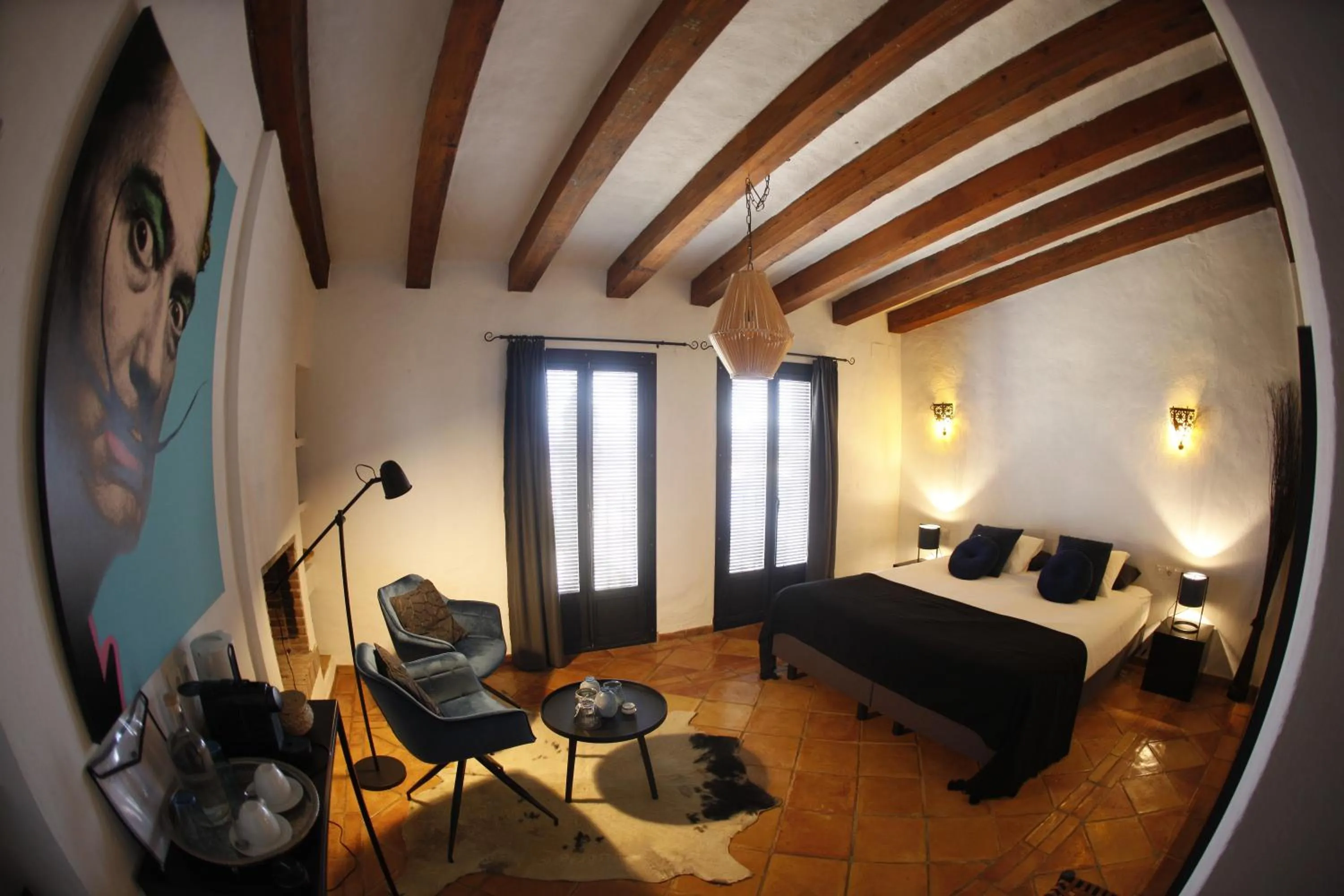 Bed in La Posada del Torcal