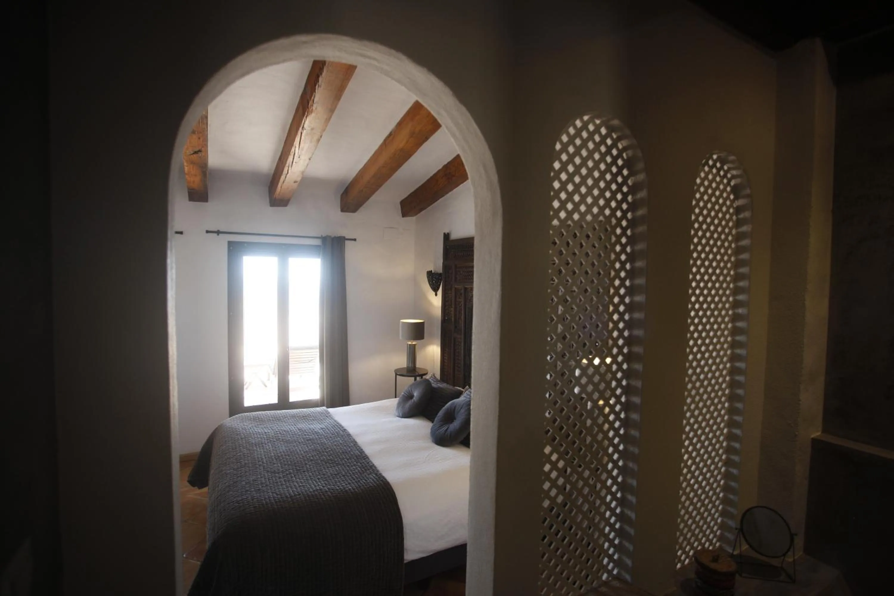 Bed in La Posada del Torcal