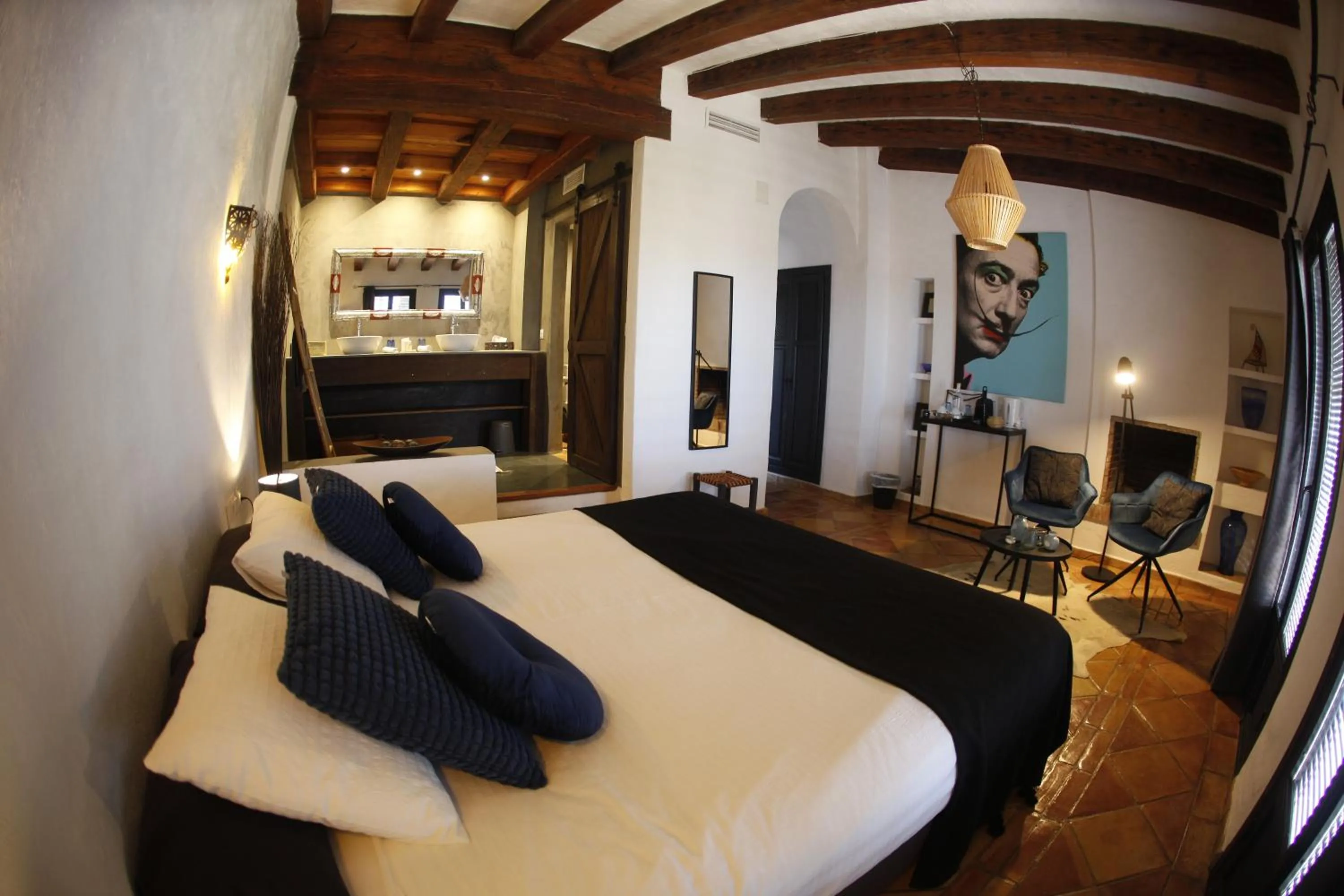 Bed in La Posada del Torcal