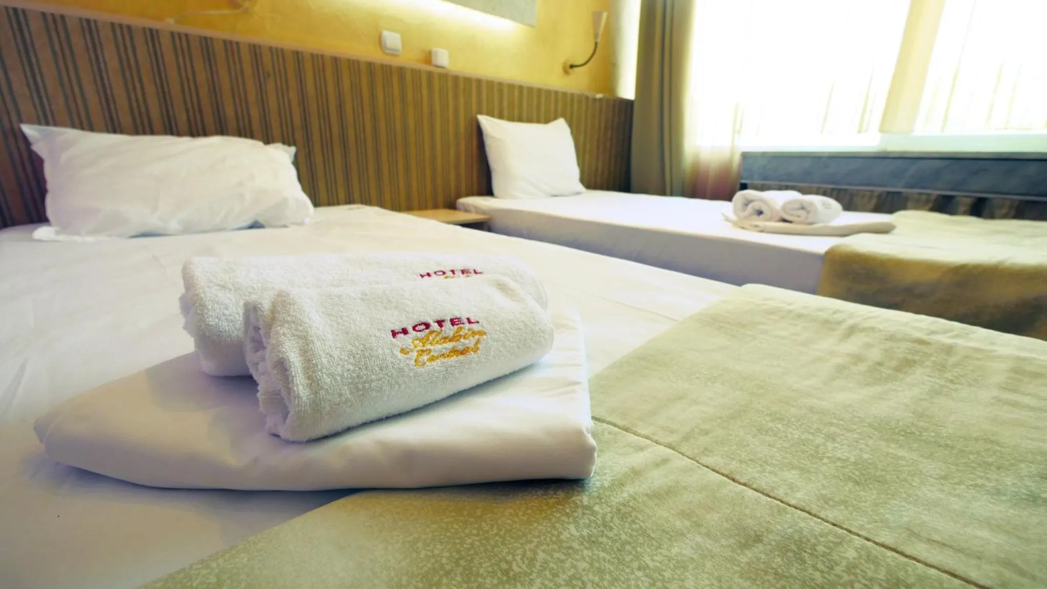 Bed in Hotel Alabin Central