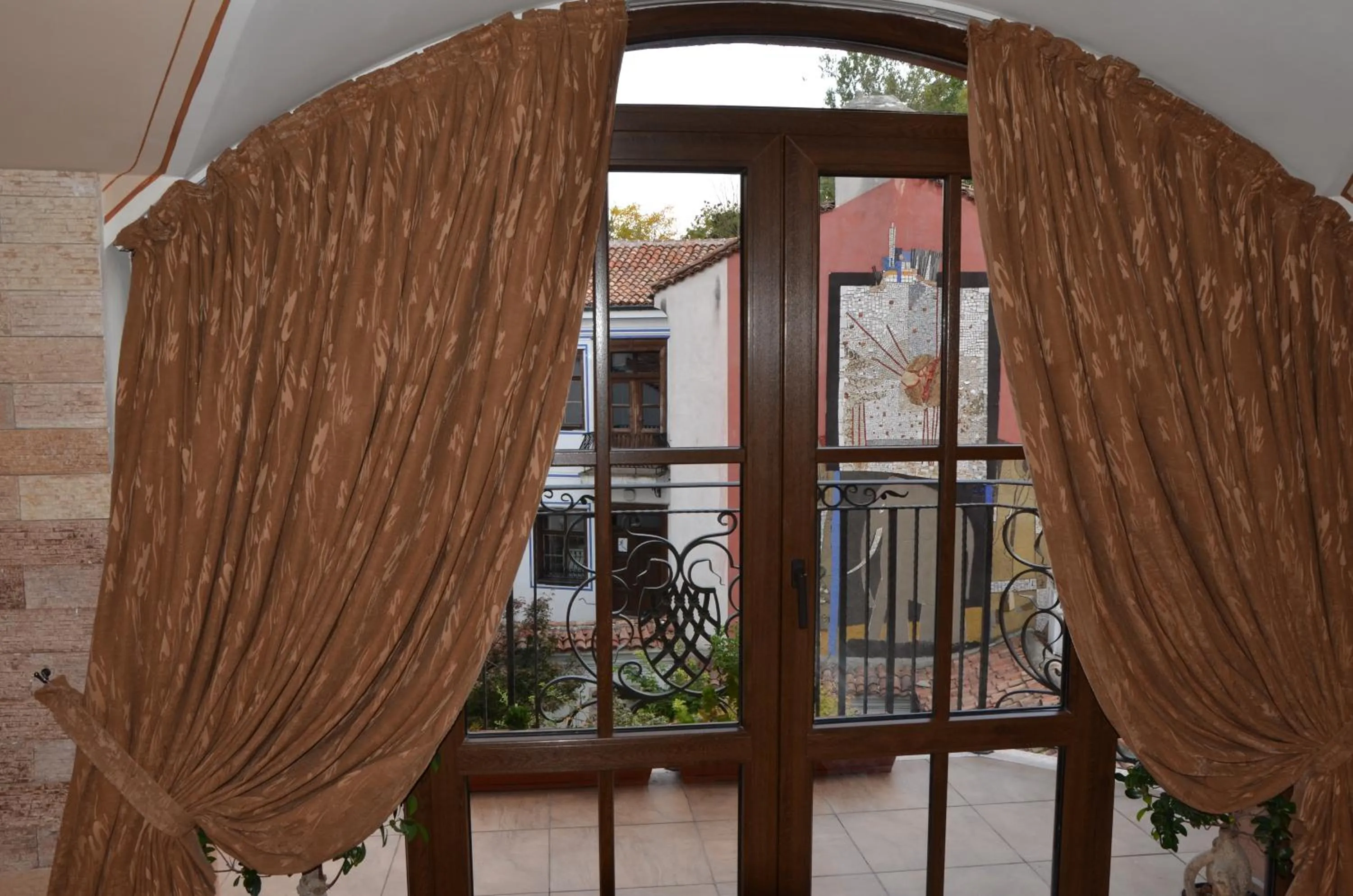 Balcony/Terrace in Boutique Hotel Boris Palace & Restaurant