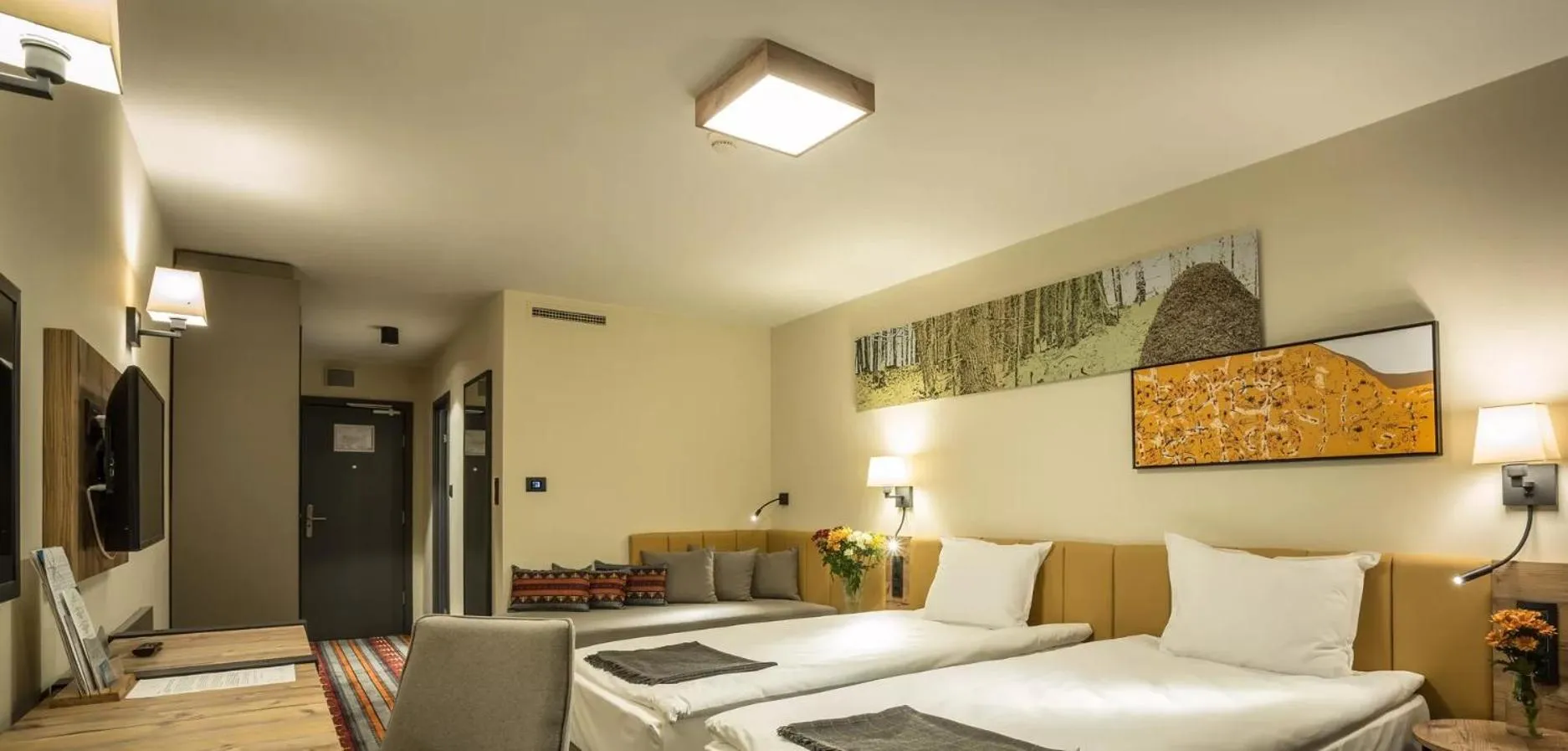 Bed in Rila Hotel Borovets