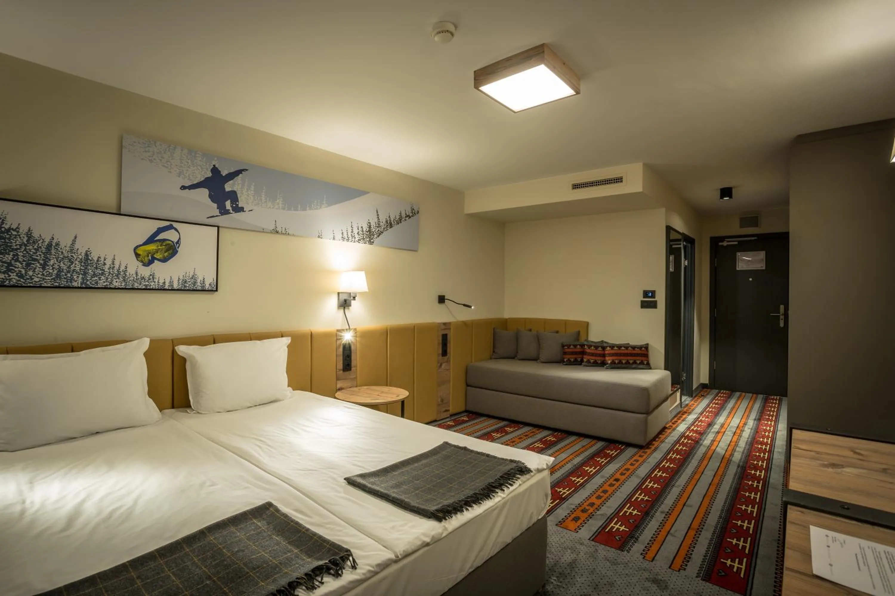 Bed in Rila Hotel Borovets