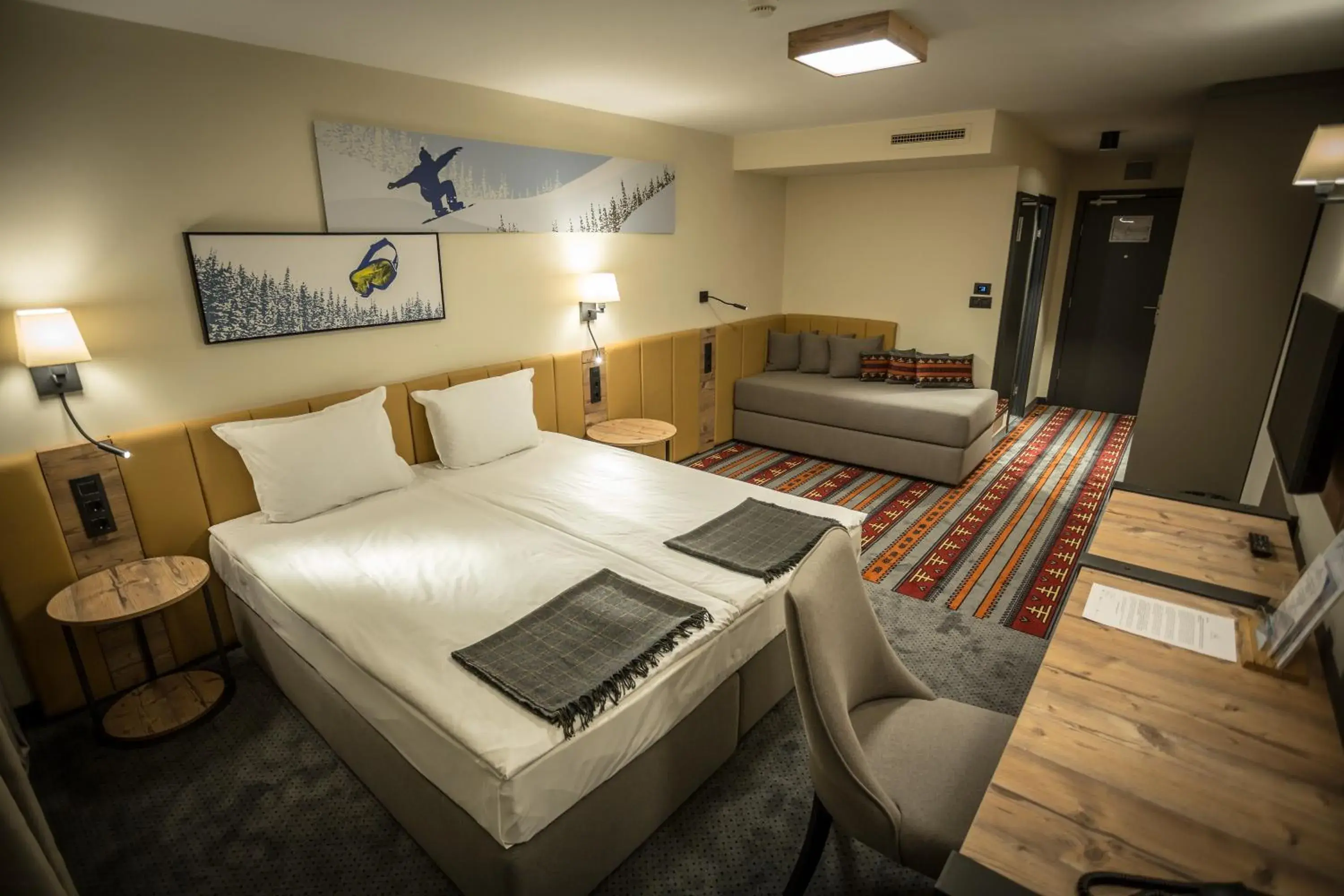 Superior King Family Room Park View - single occupancy - First or Second Floor in Rila Hotel Borovets Superior King Family Room Park View - single occupancy - First or Second Floor in Rila Hotel Borovets