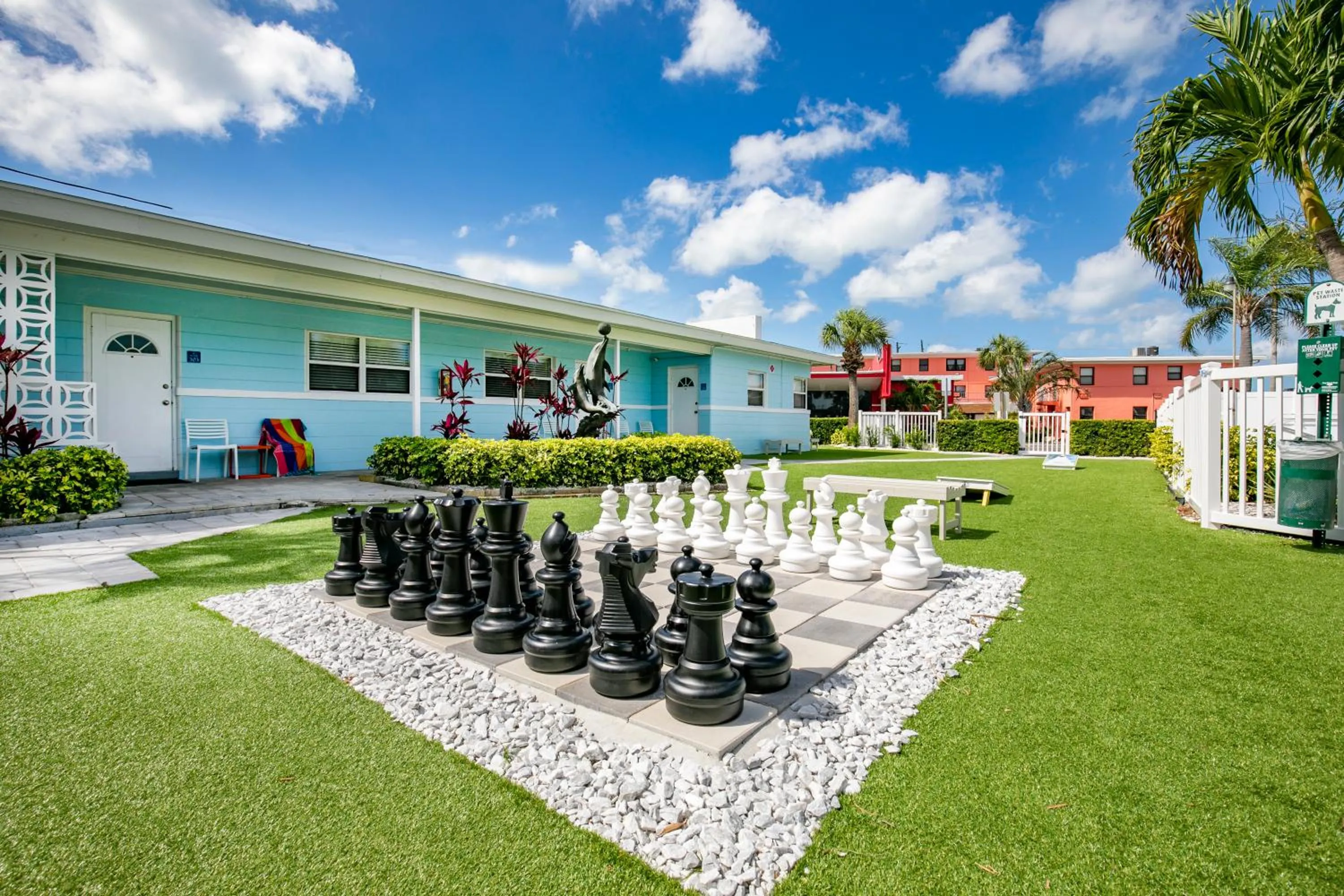 Garden view in St. Pete Beach Suites