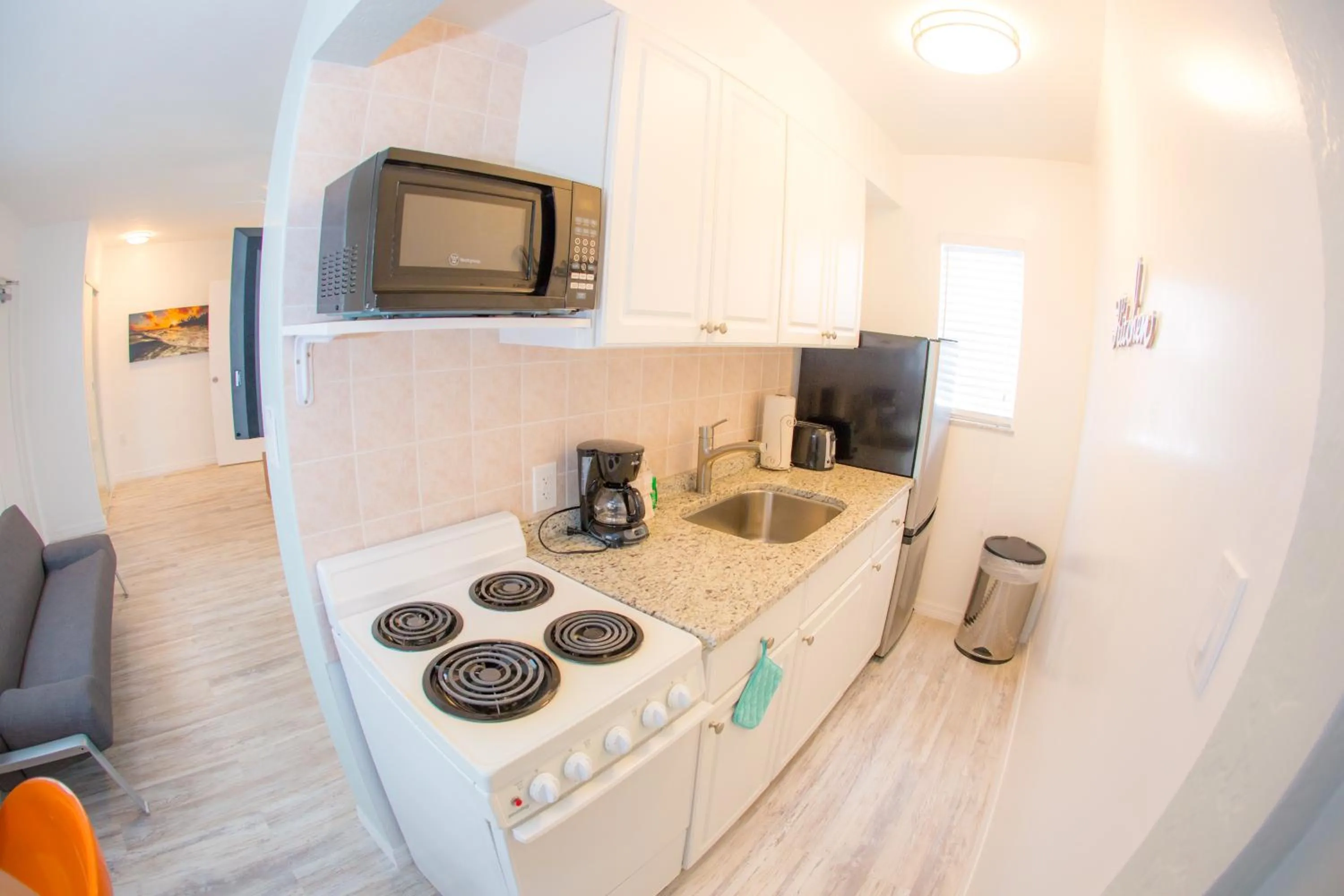 Kitchen or kitchenette in St. Pete Beach Suites