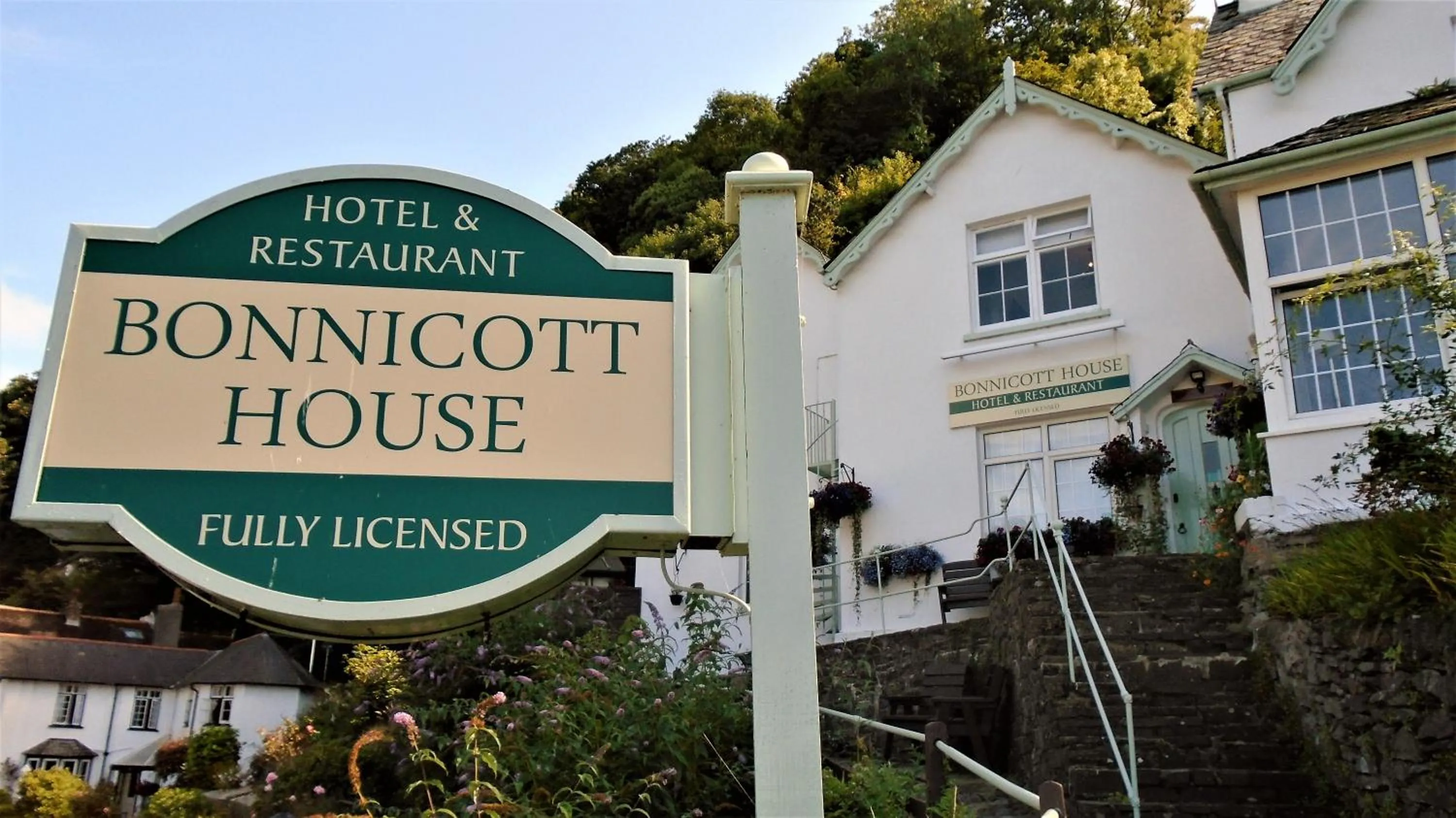 Facade/entrance in The Bonnicott Hotel Lynmouth