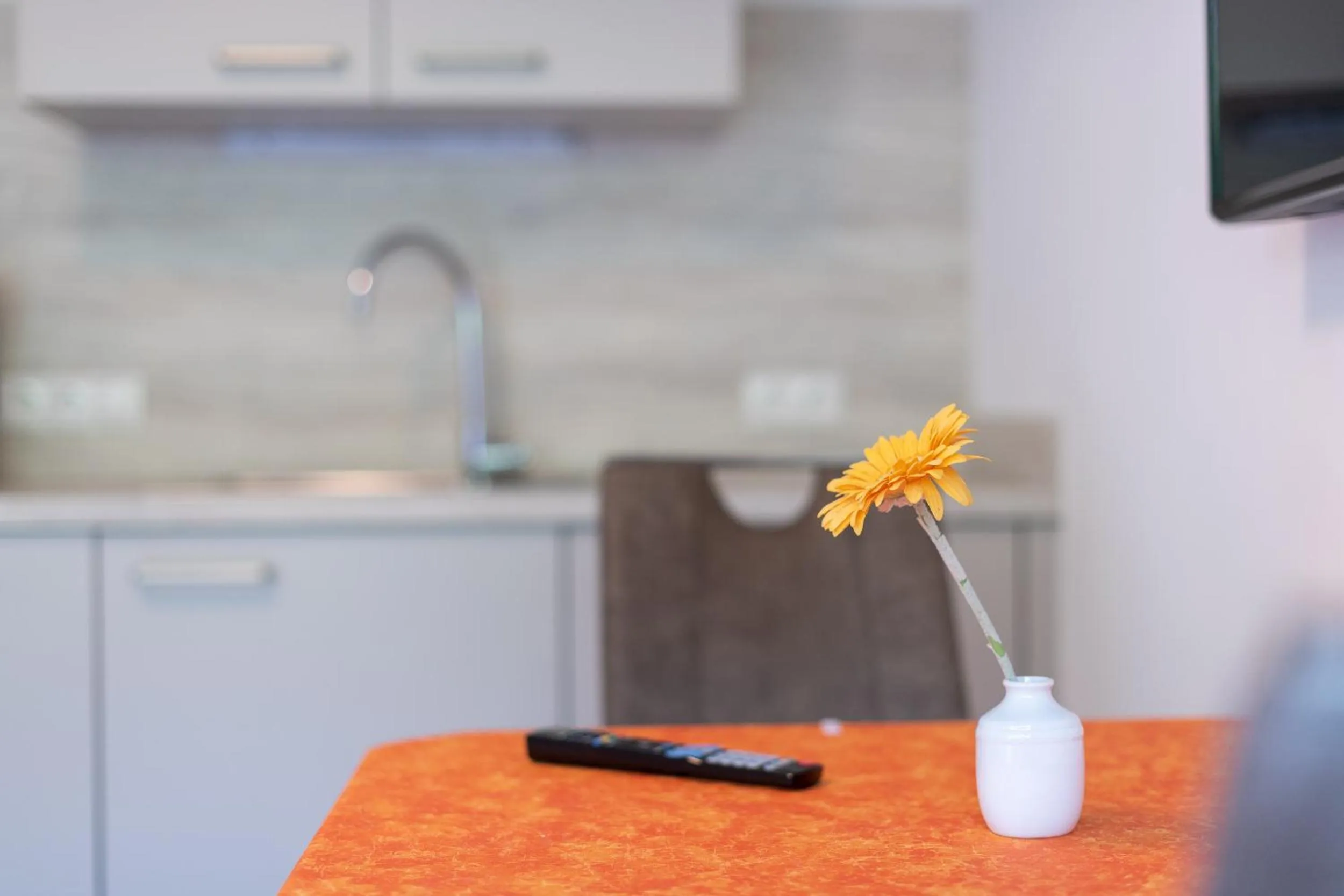 Kitchen or kitchenette in Haus Stolz