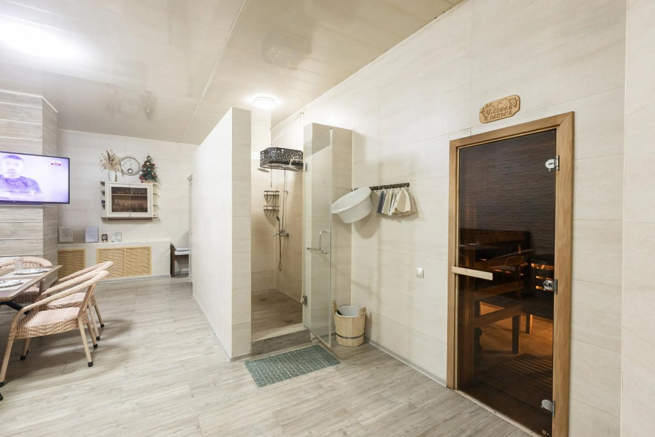 Sauna in Boutique Hotel Tomiris