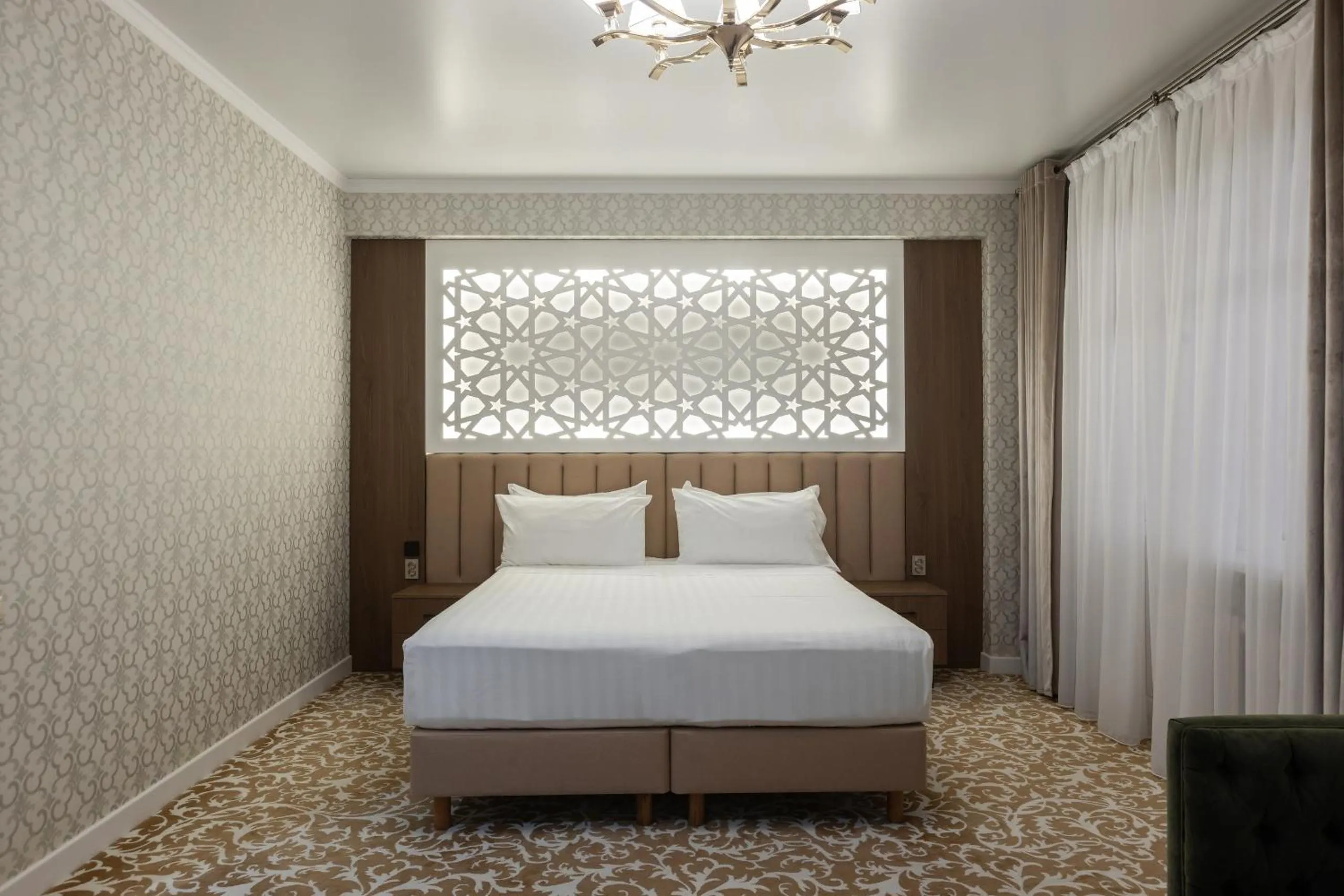 Bed in Boutique Hotel Tomiris