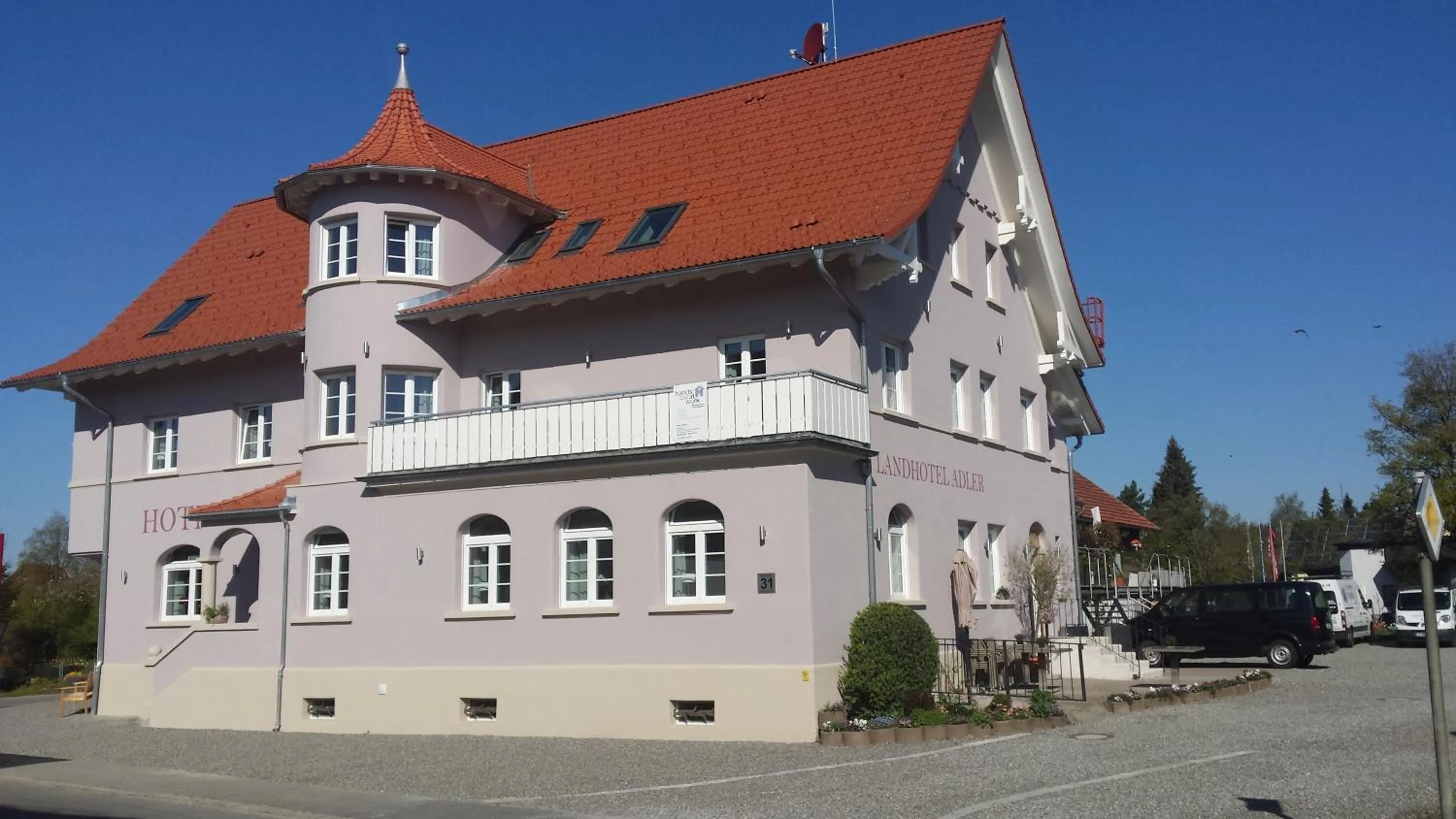 Facade/entrance in Landhotel Adler
