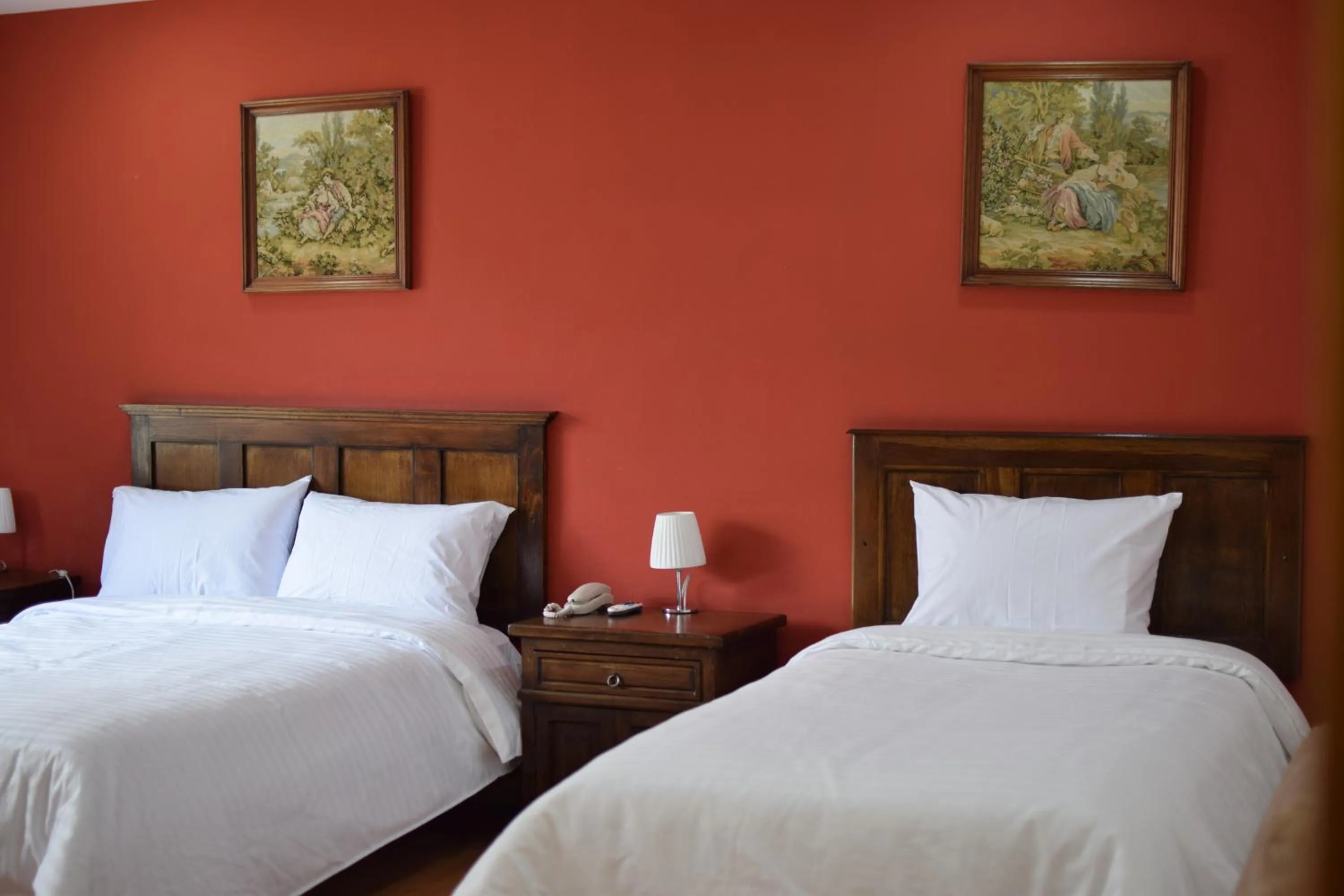 Property building, Bed in Hotel Ambassador