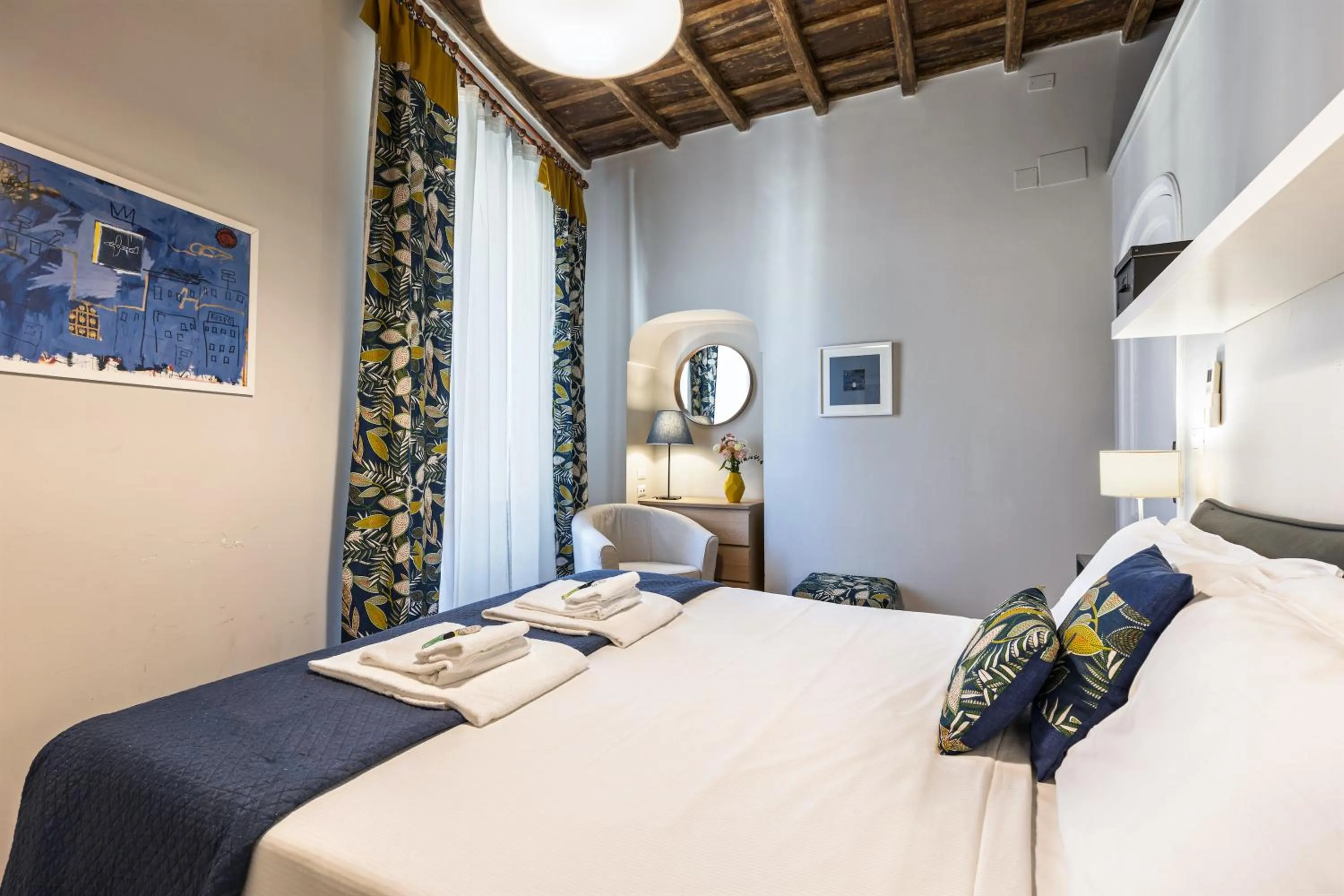 Bedroom, Bed in Rome as you feel - Grotta Pinta apartments