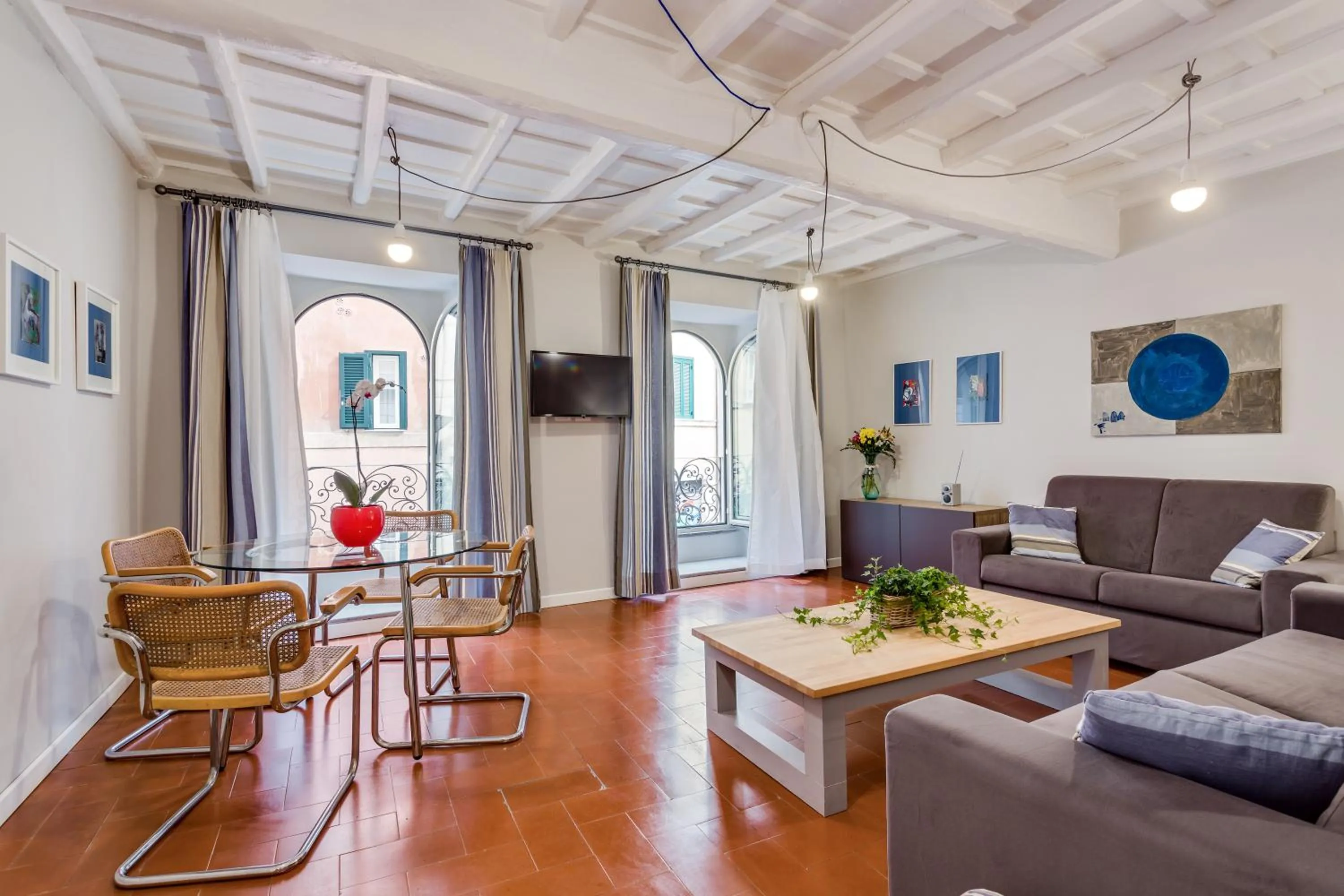 Living room in Rome as you feel - Grotta Pinta apartments