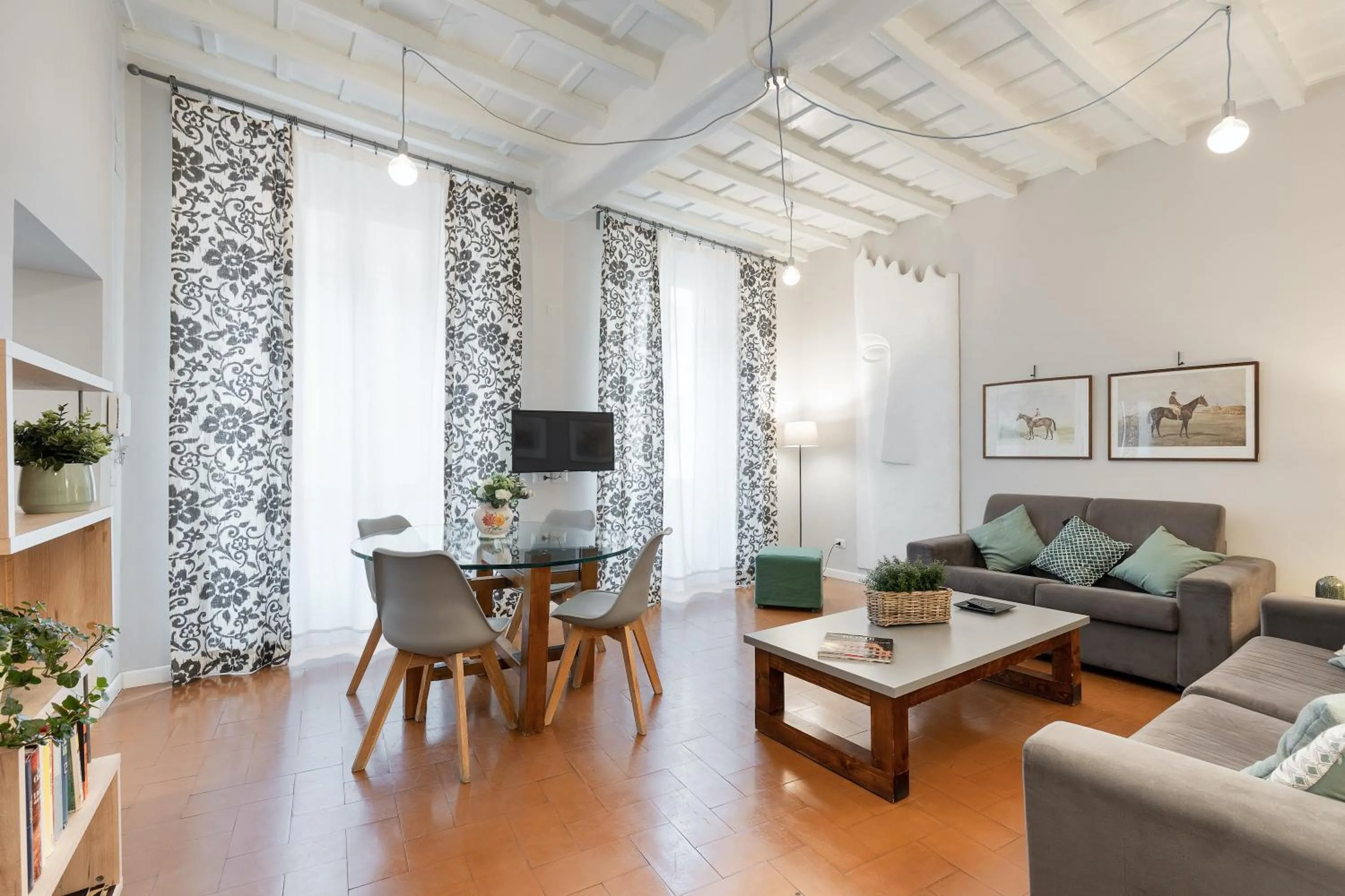 Living room in Rome as you feel - Grotta Pinta apartments