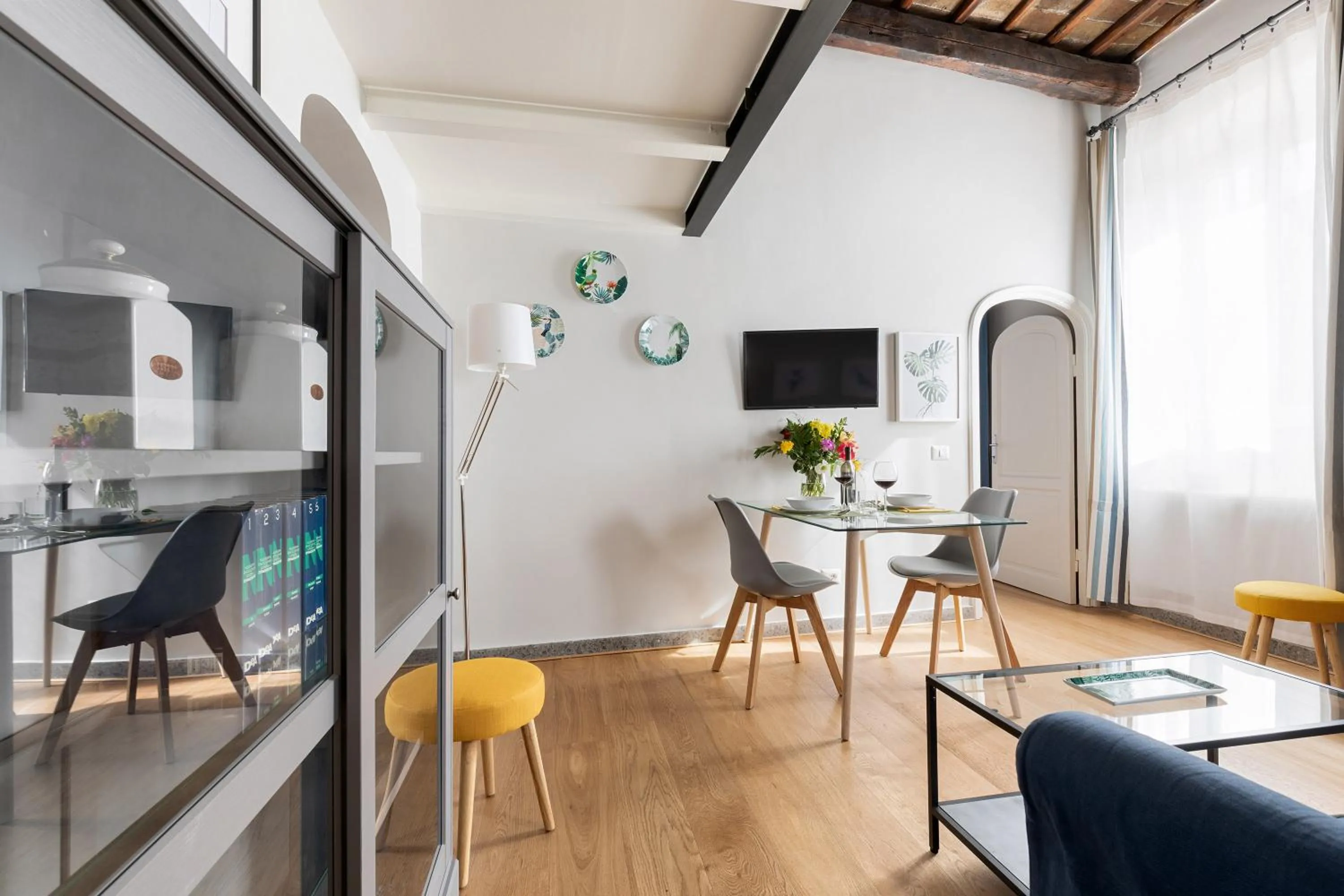 Living room in Rome as you feel - Grotta Pinta apartments