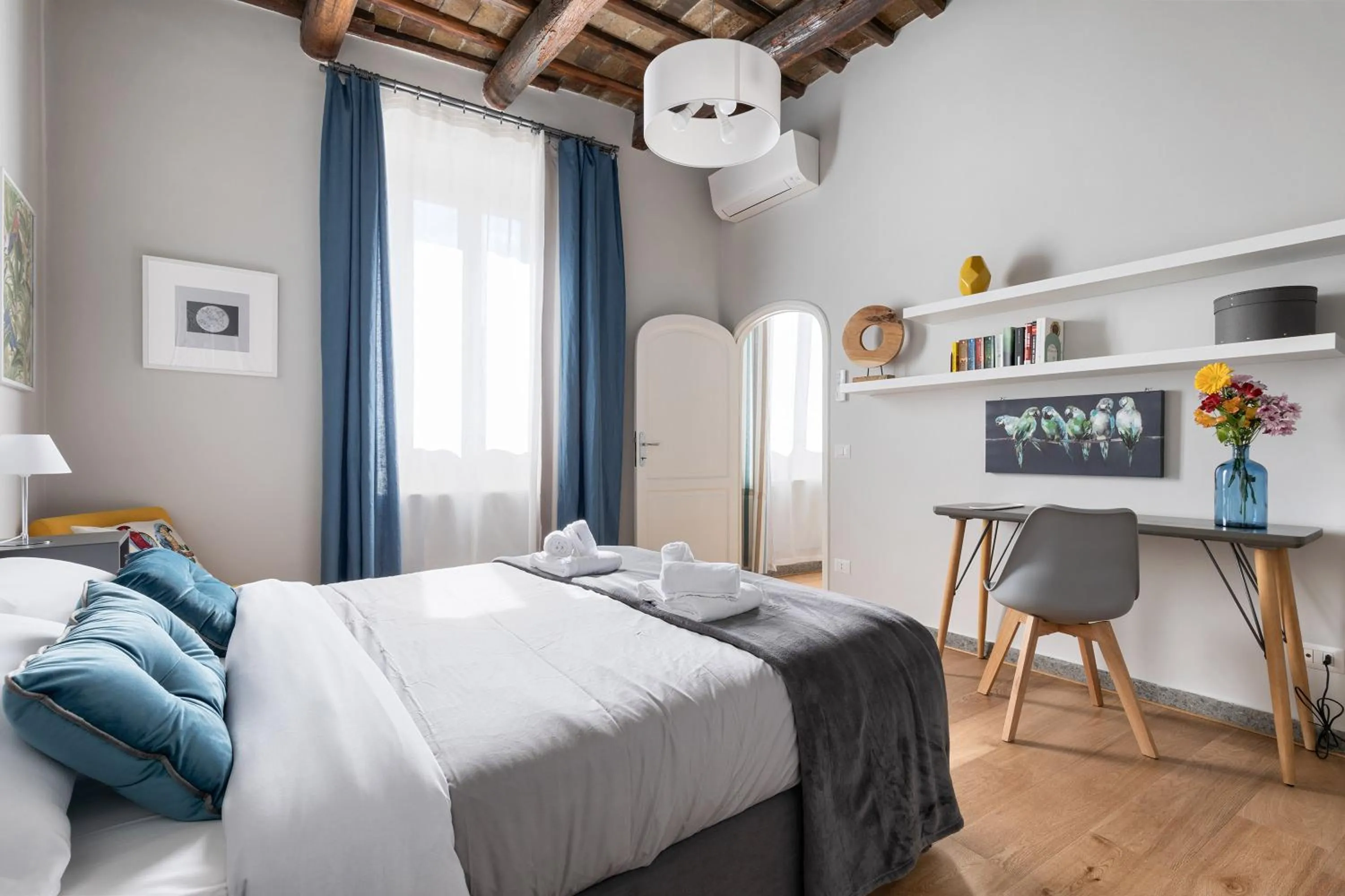 Bedroom, Bed in Rome as you feel - Grotta Pinta apartments