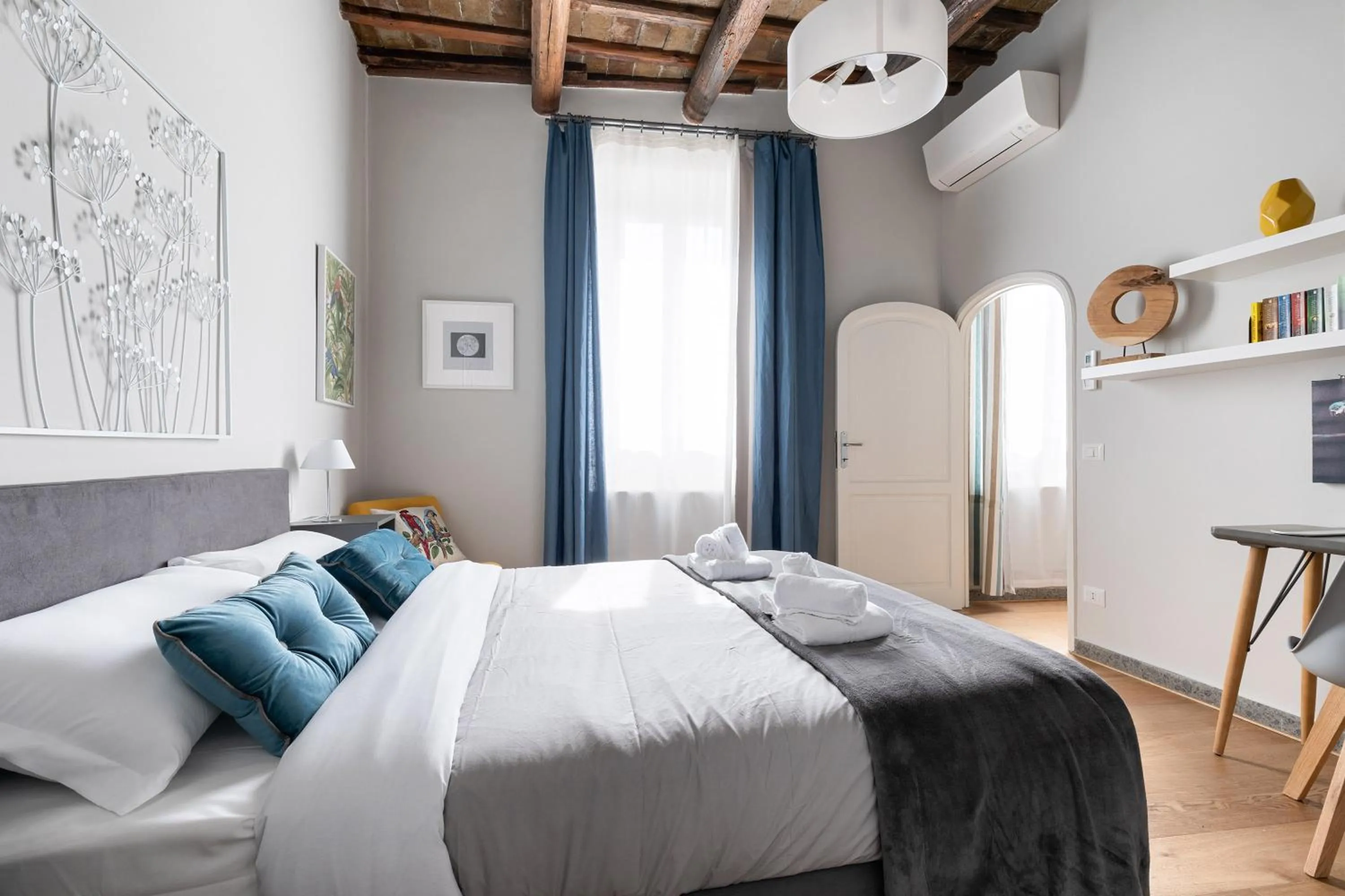 Bedroom, Bed in Rome as you feel - Grotta Pinta apartments