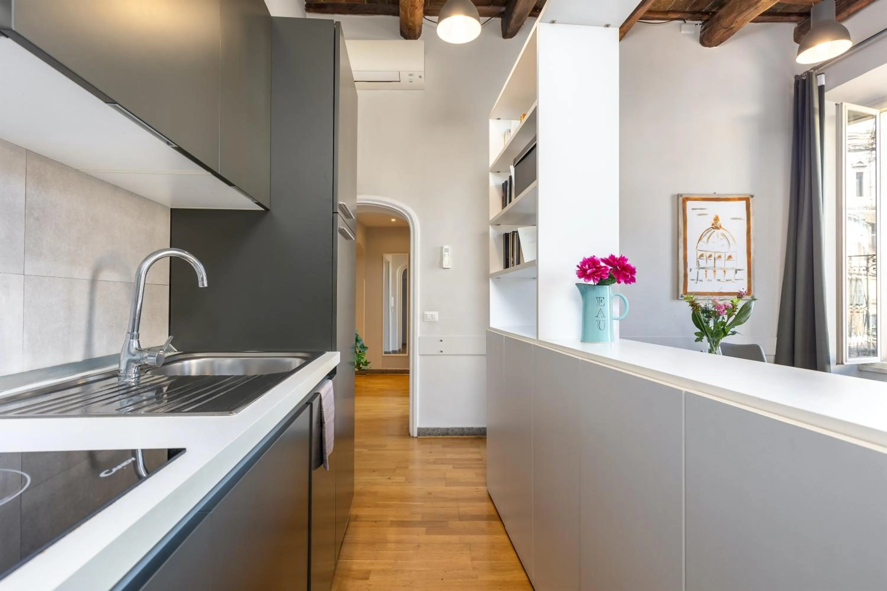 Kitchen or kitchenette in Rome as you feel - Grotta Pinta apartments