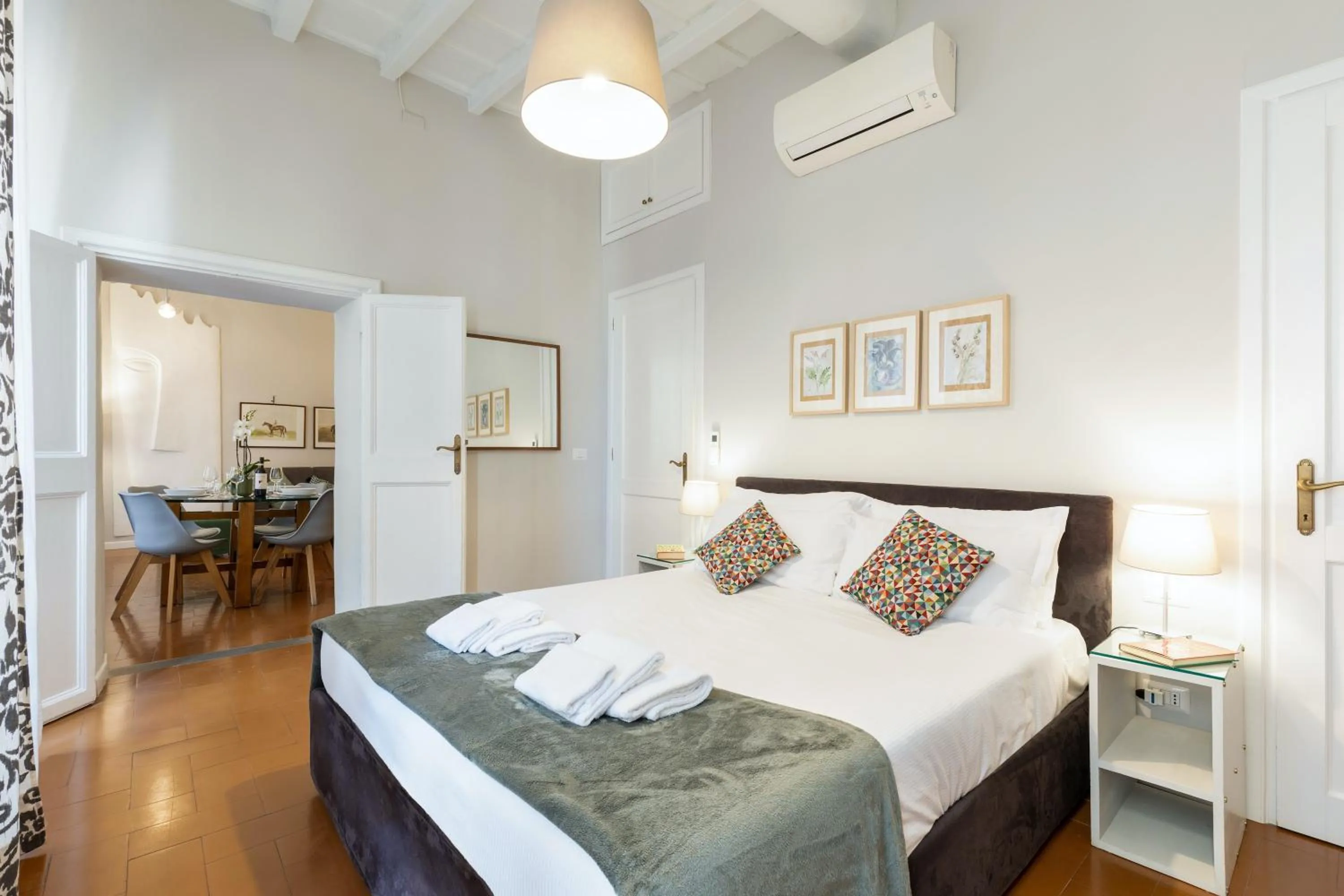 Bedroom, Bed in Rome as you feel - Grotta Pinta apartments