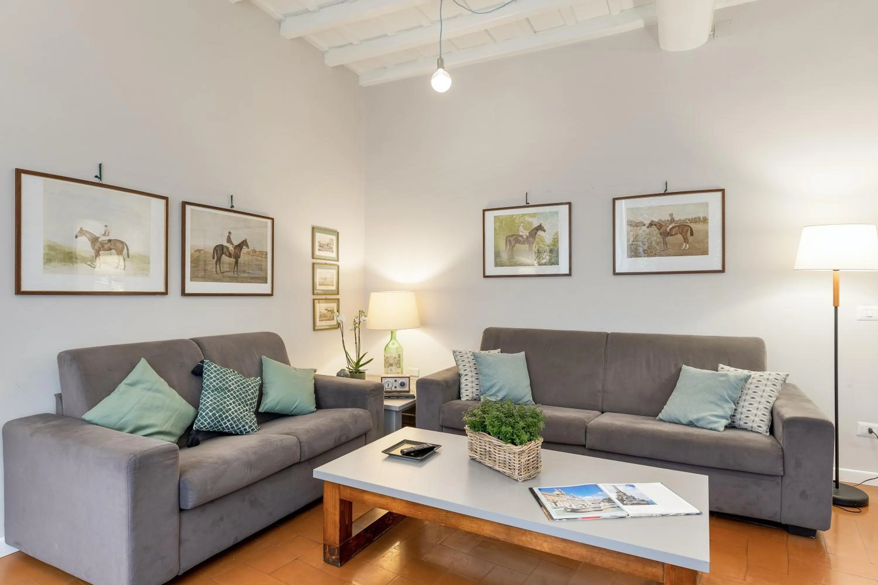 Living room in Rome as you feel - Grotta Pinta apartments