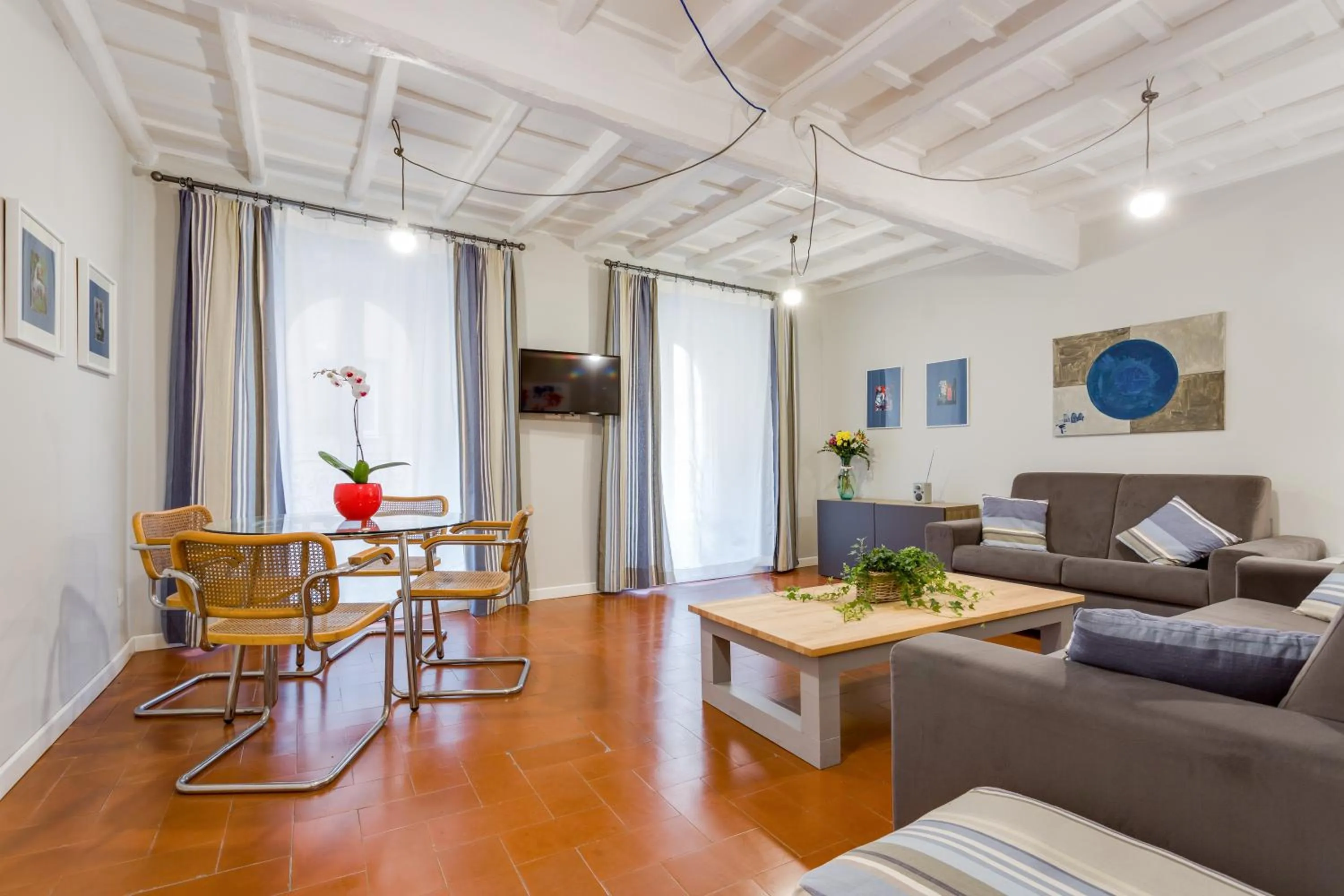 Living room in Rome as you feel - Grotta Pinta apartments