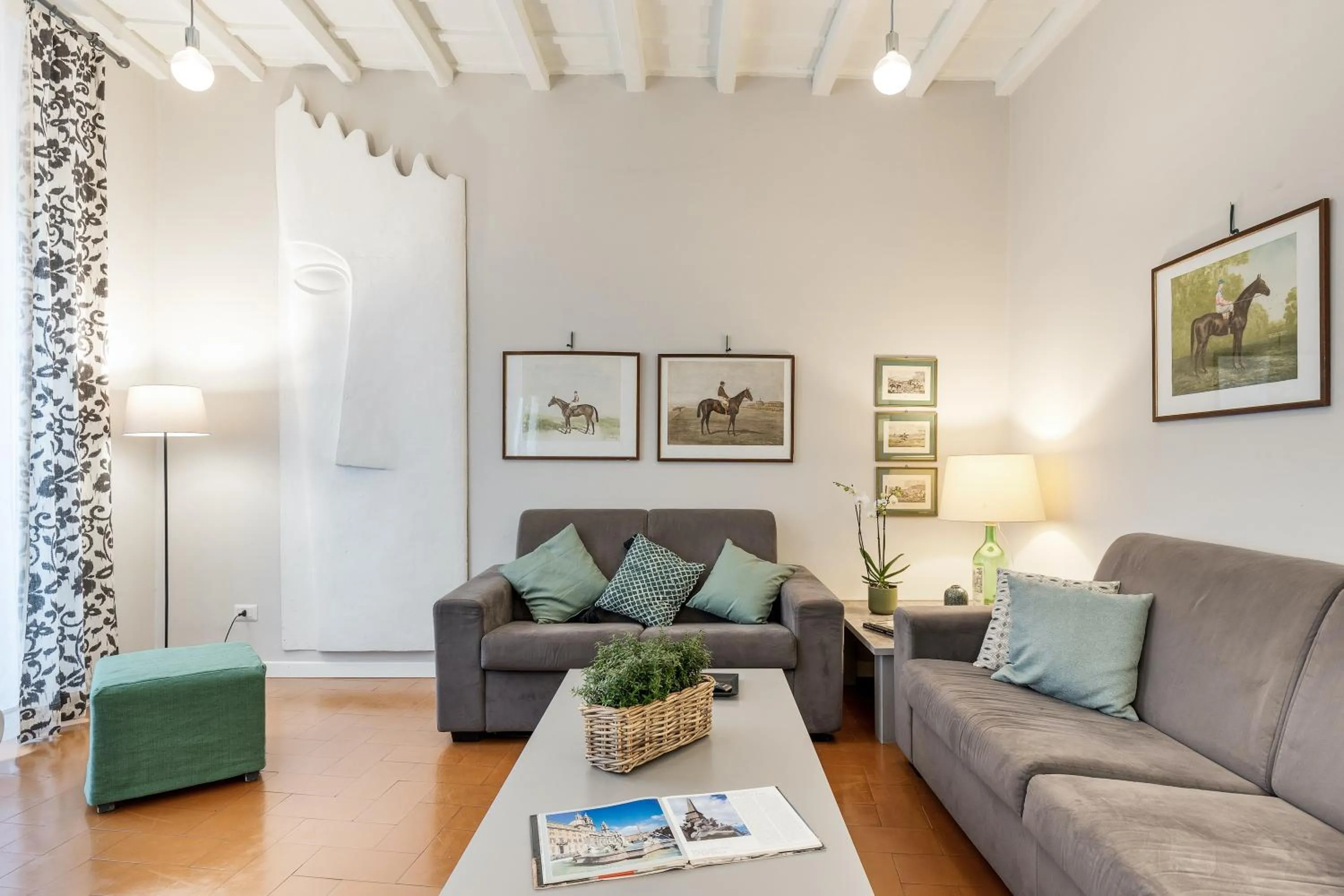 Living room in Rome as you feel - Grotta Pinta apartments