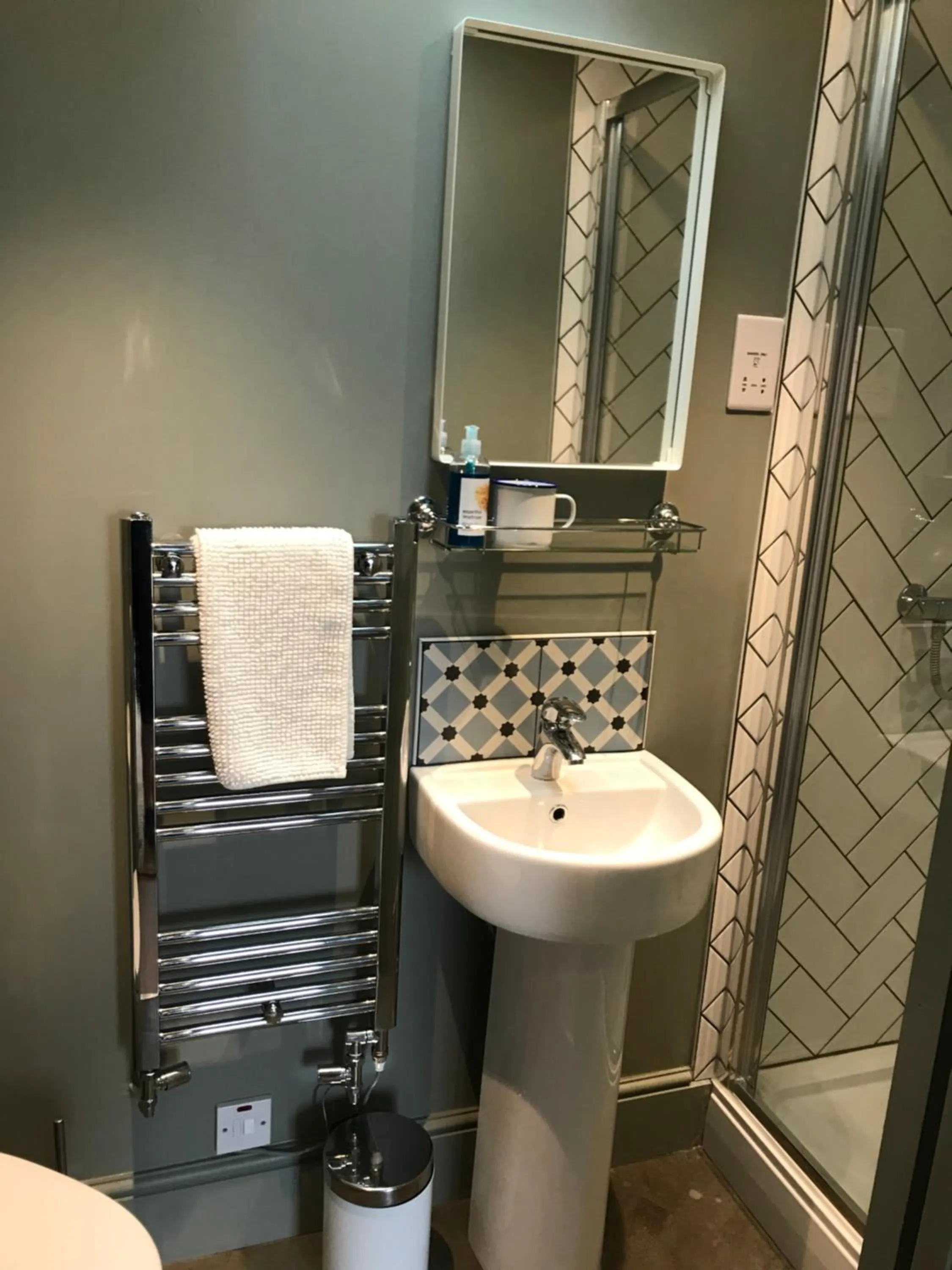 Bathroom in Church End Cottage