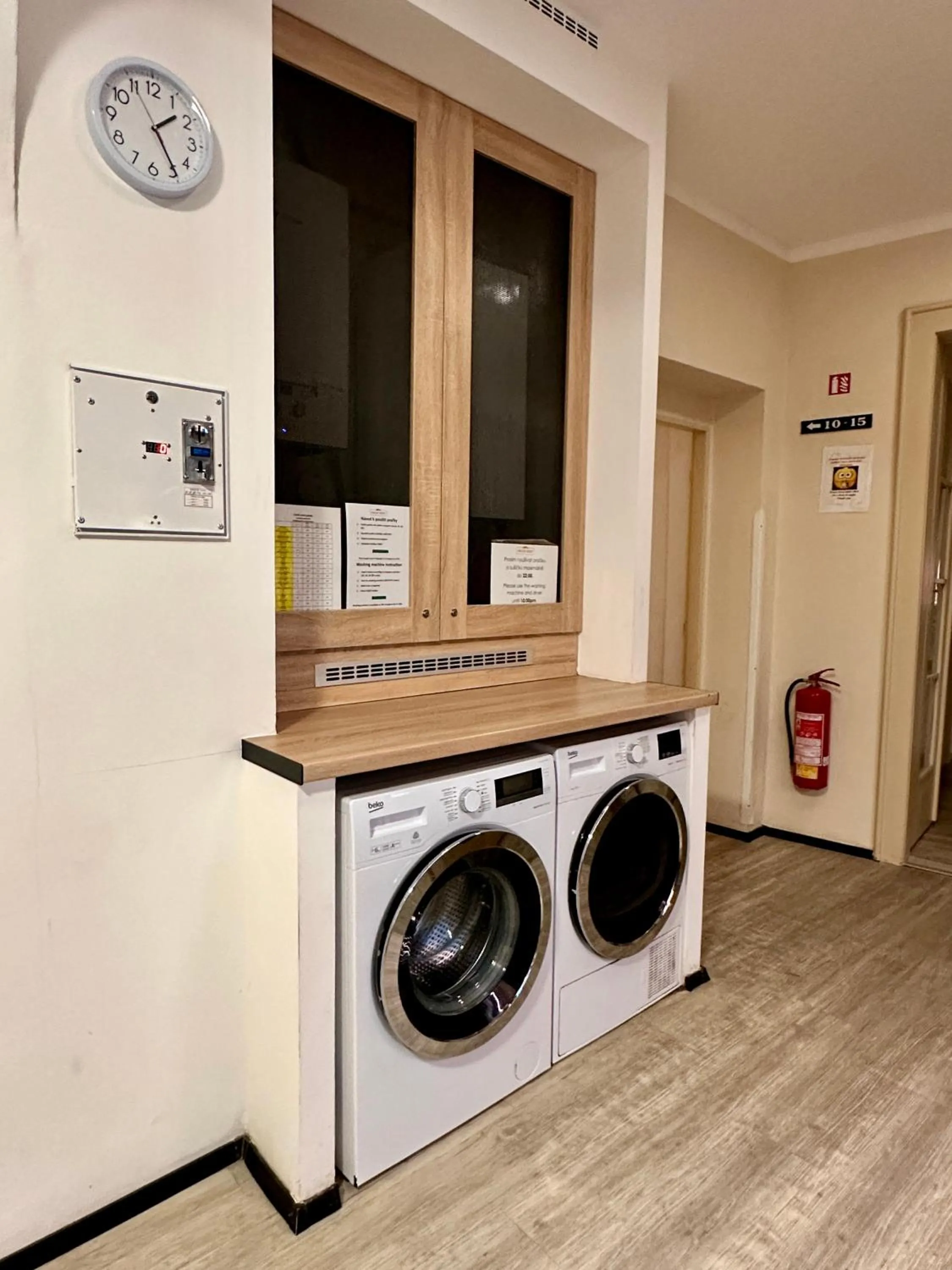 washing machine in Pension SKLEP