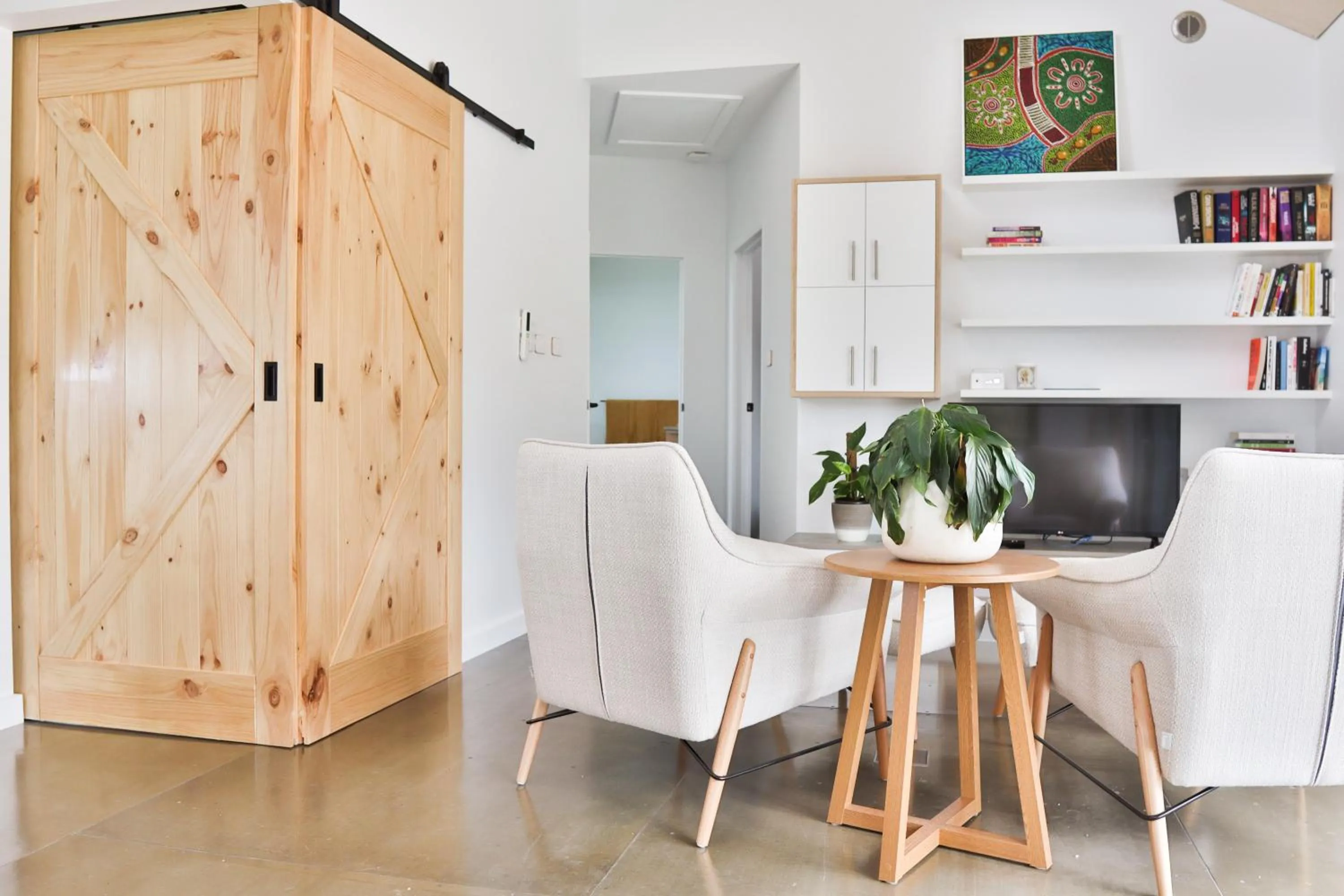 Living room in Modra's Apartments