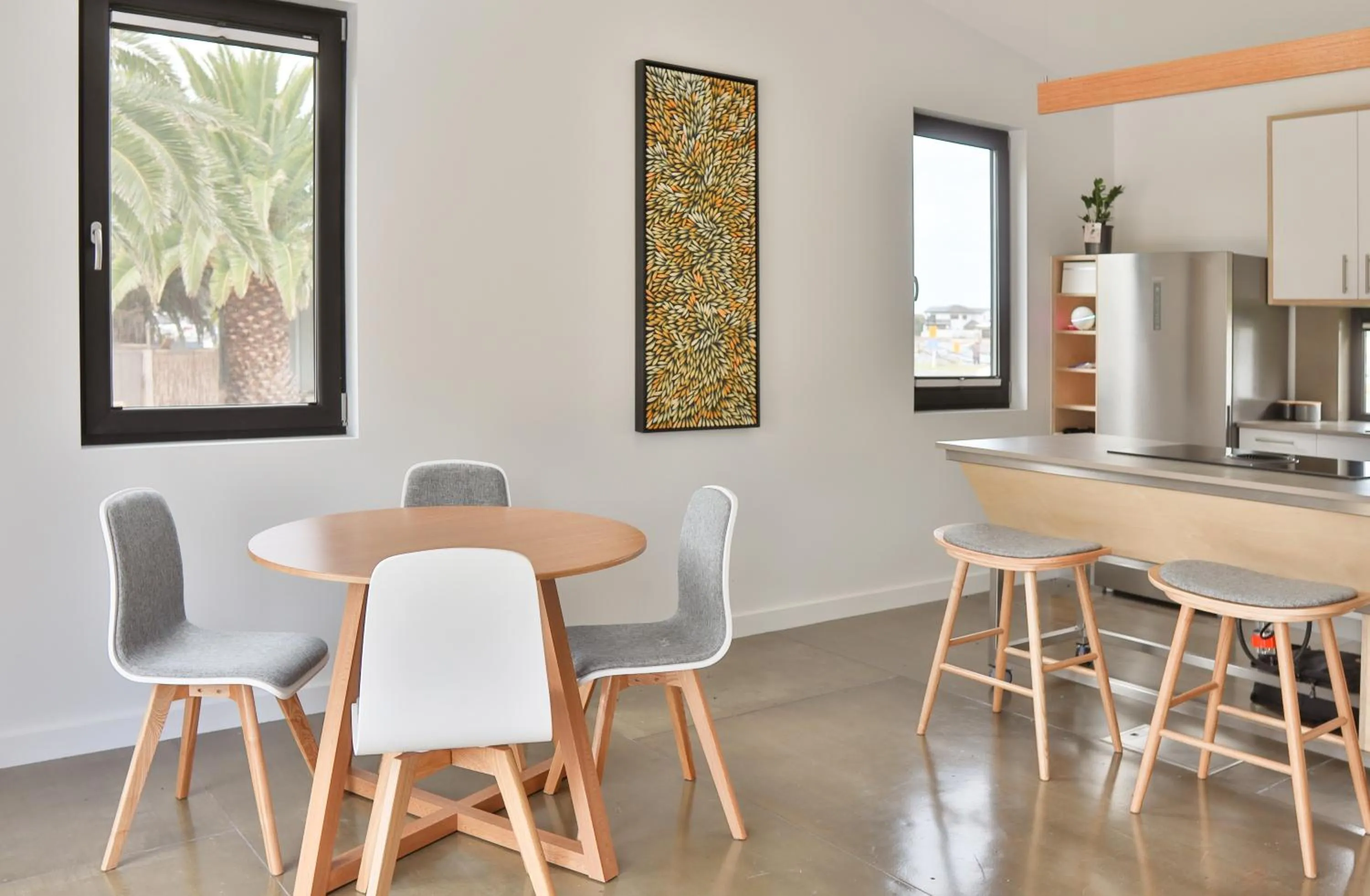 Dining area in Modra's Apartments