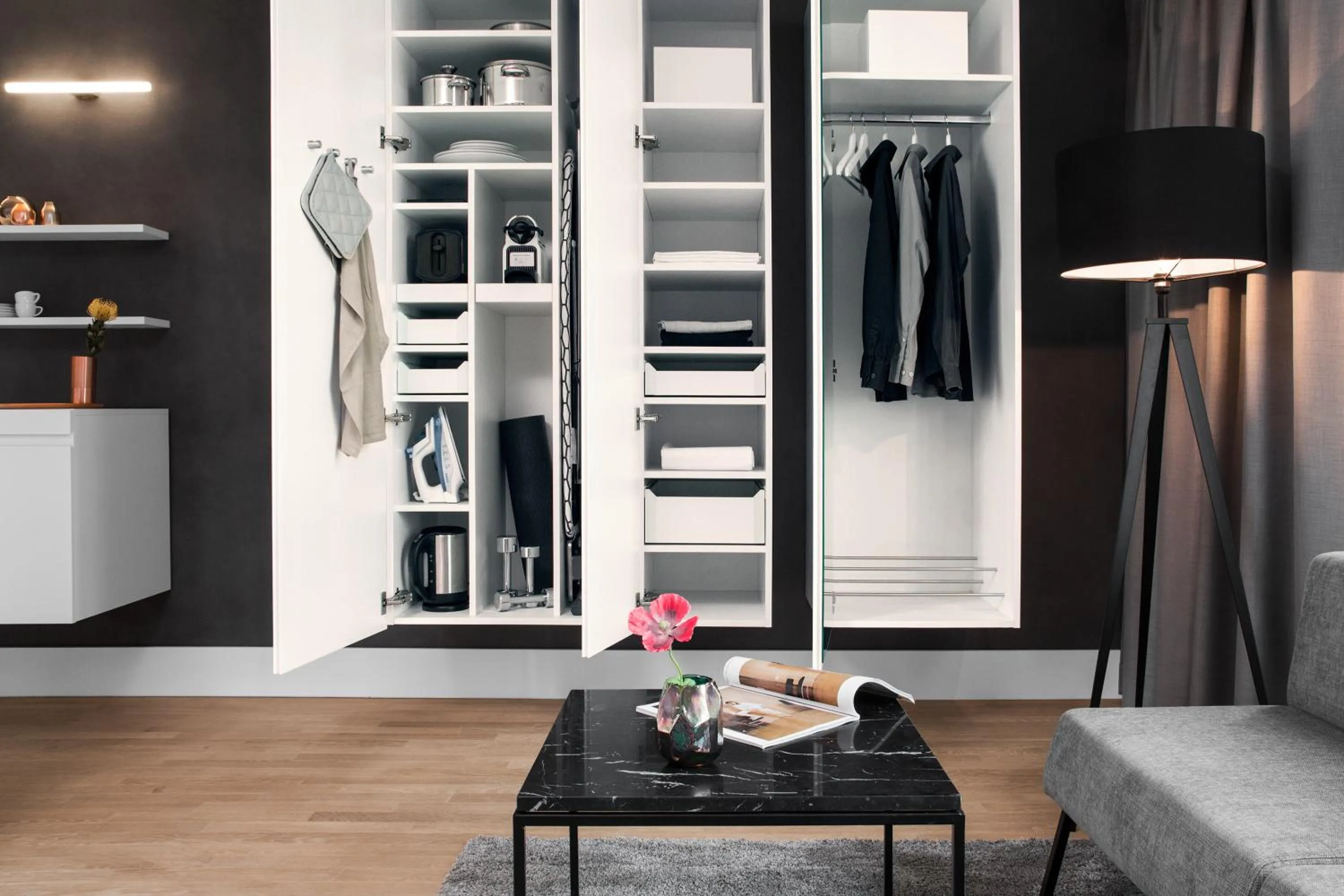 Living room in AMANO HOME Apartments