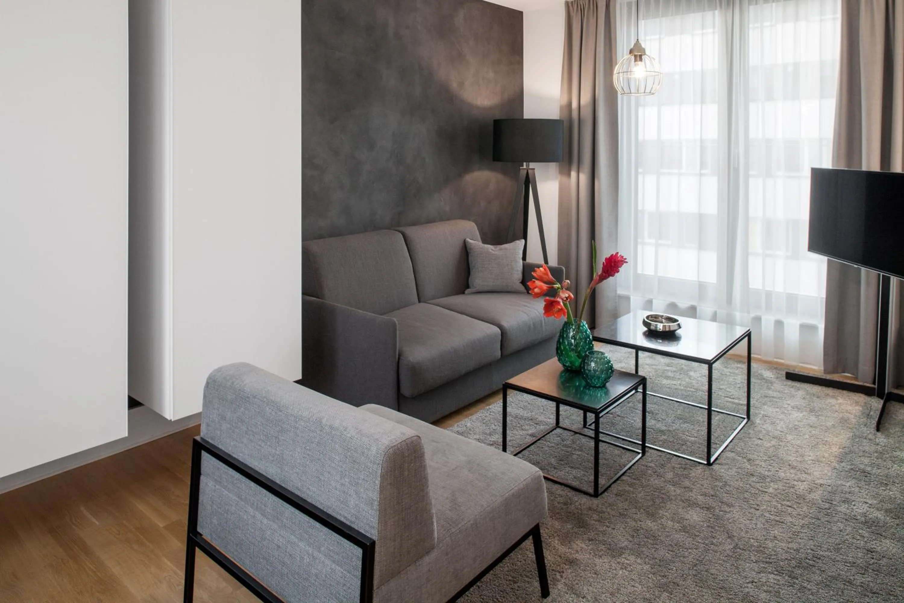 Seating area in AMANO HOME Apartments