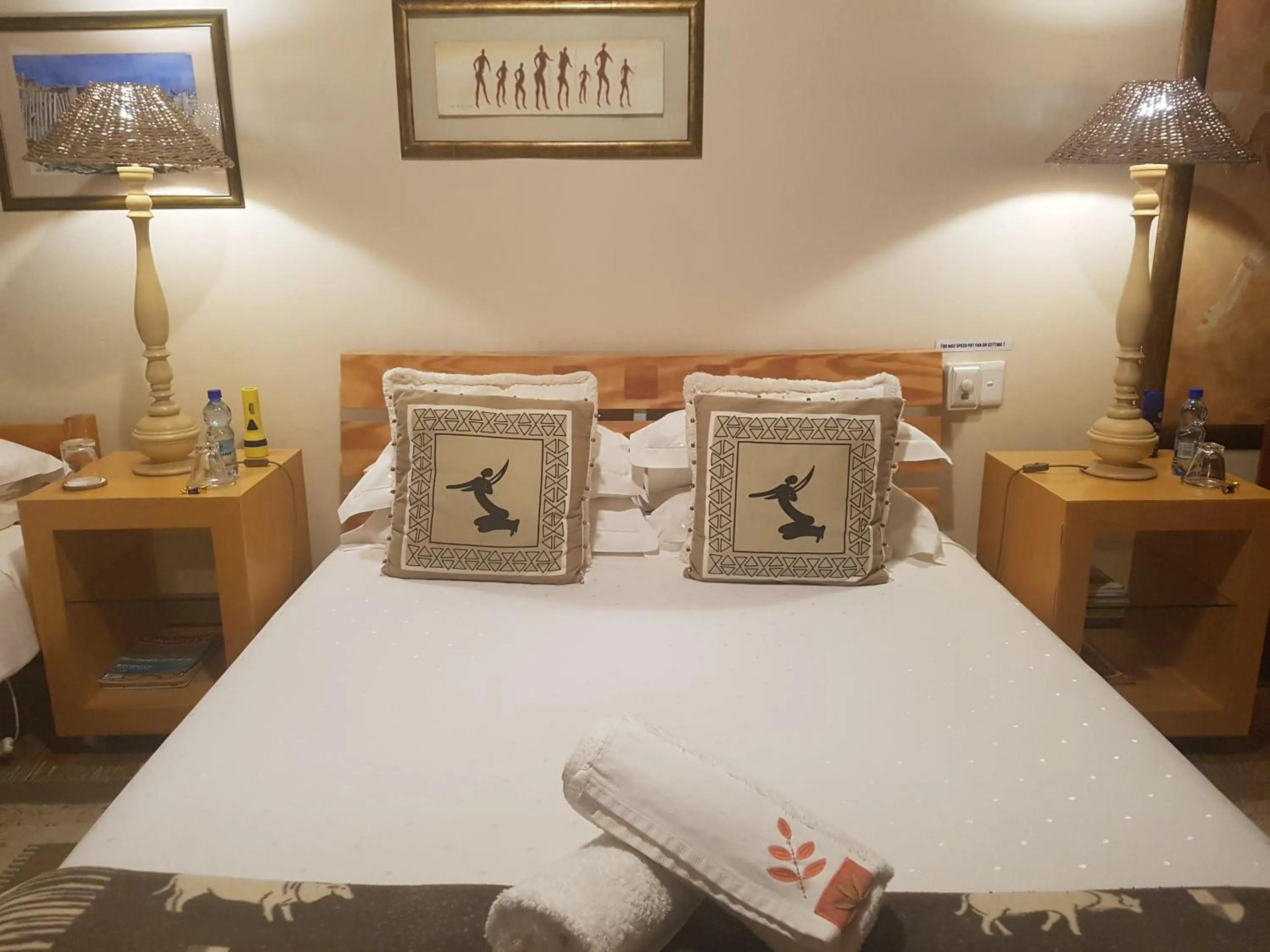 Bed in Steytlerville Villa Guest house