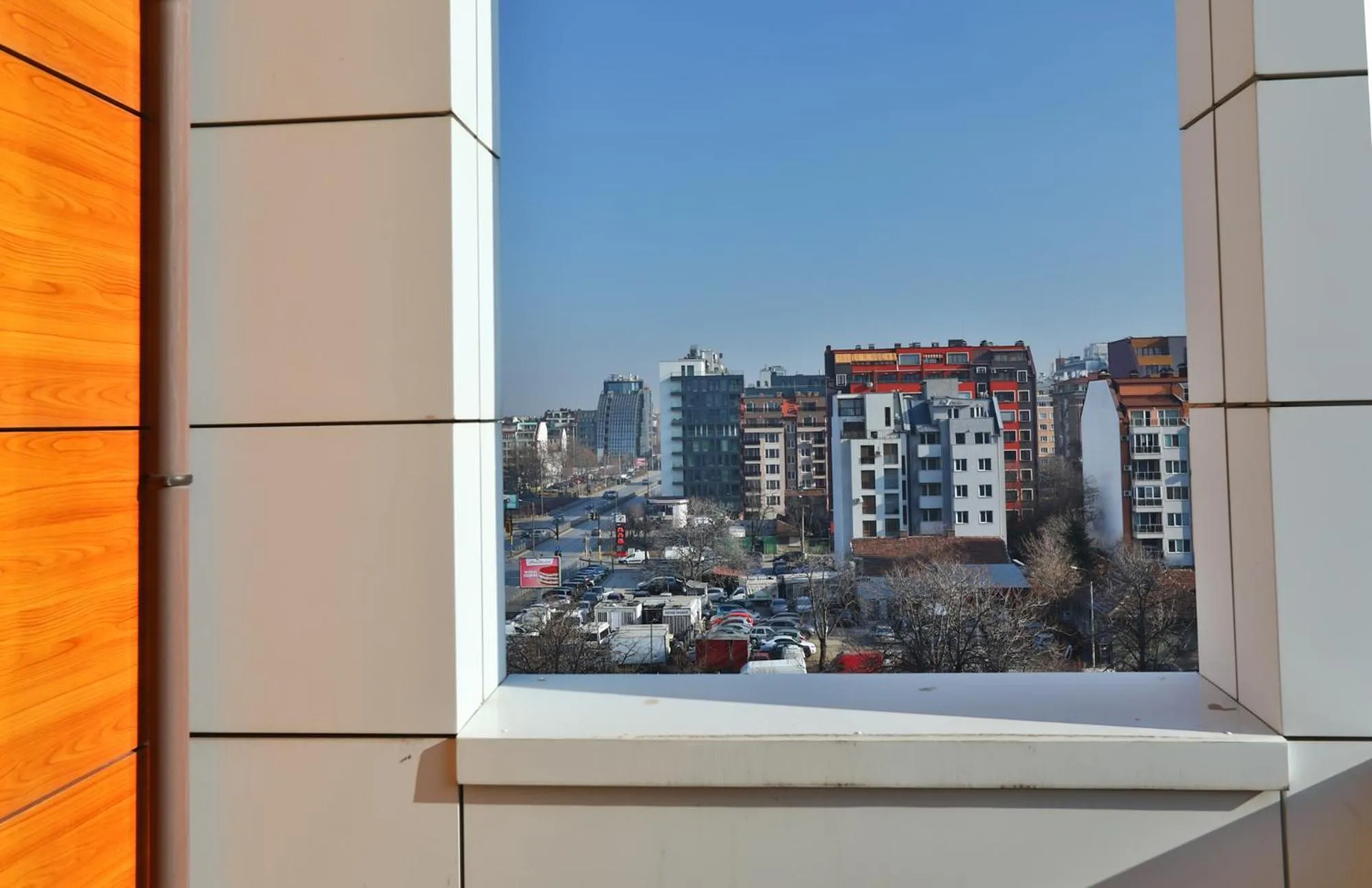 City view in easyHotel Sofia