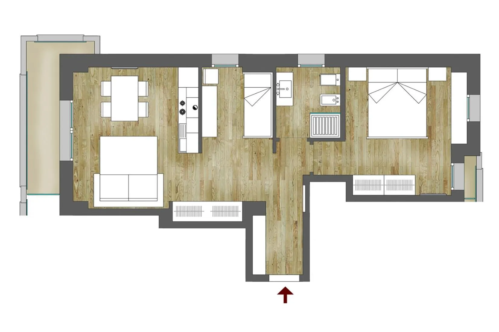 Floor plan in Residence Armony