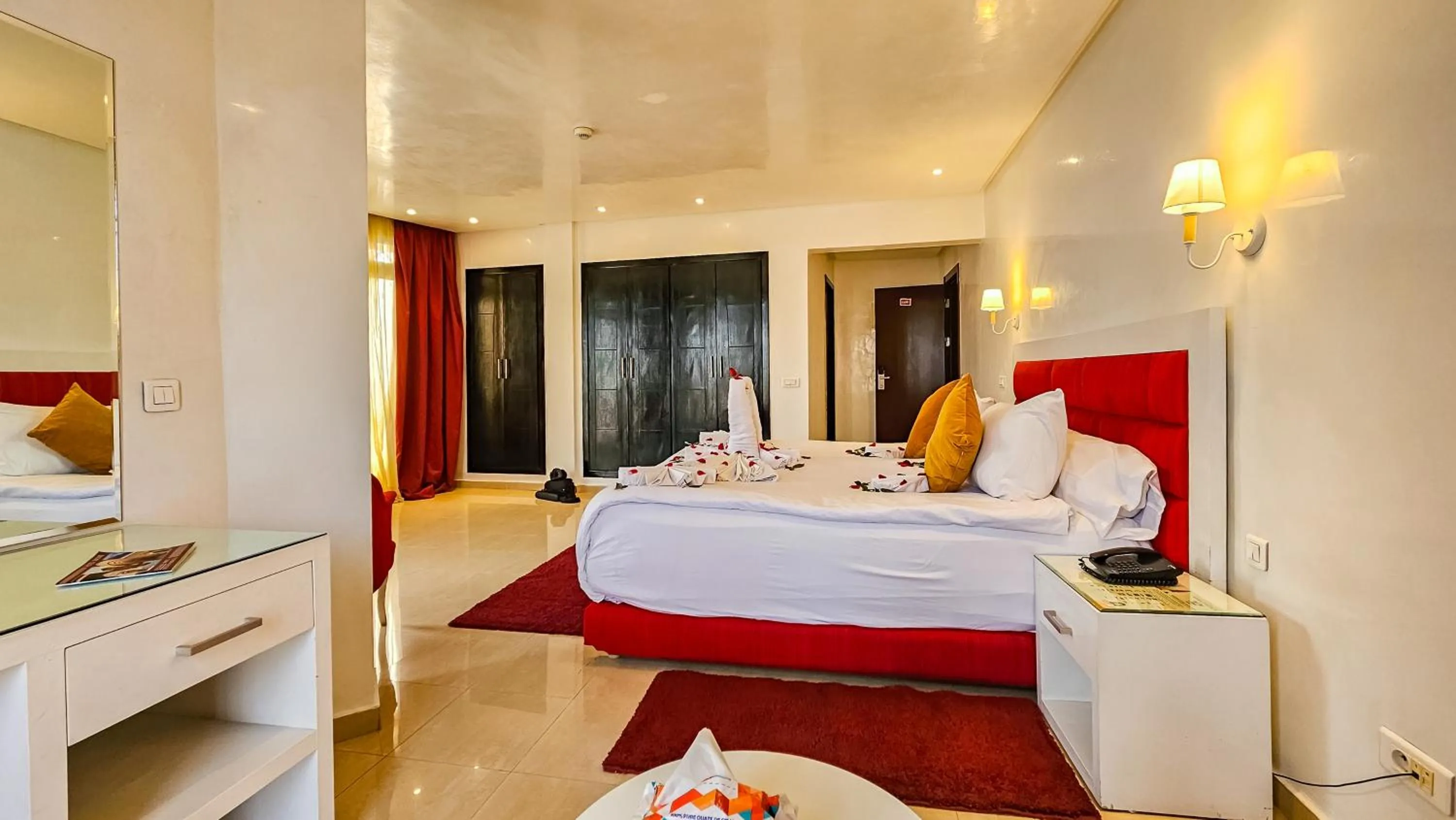 Bed in Hôtel Racine